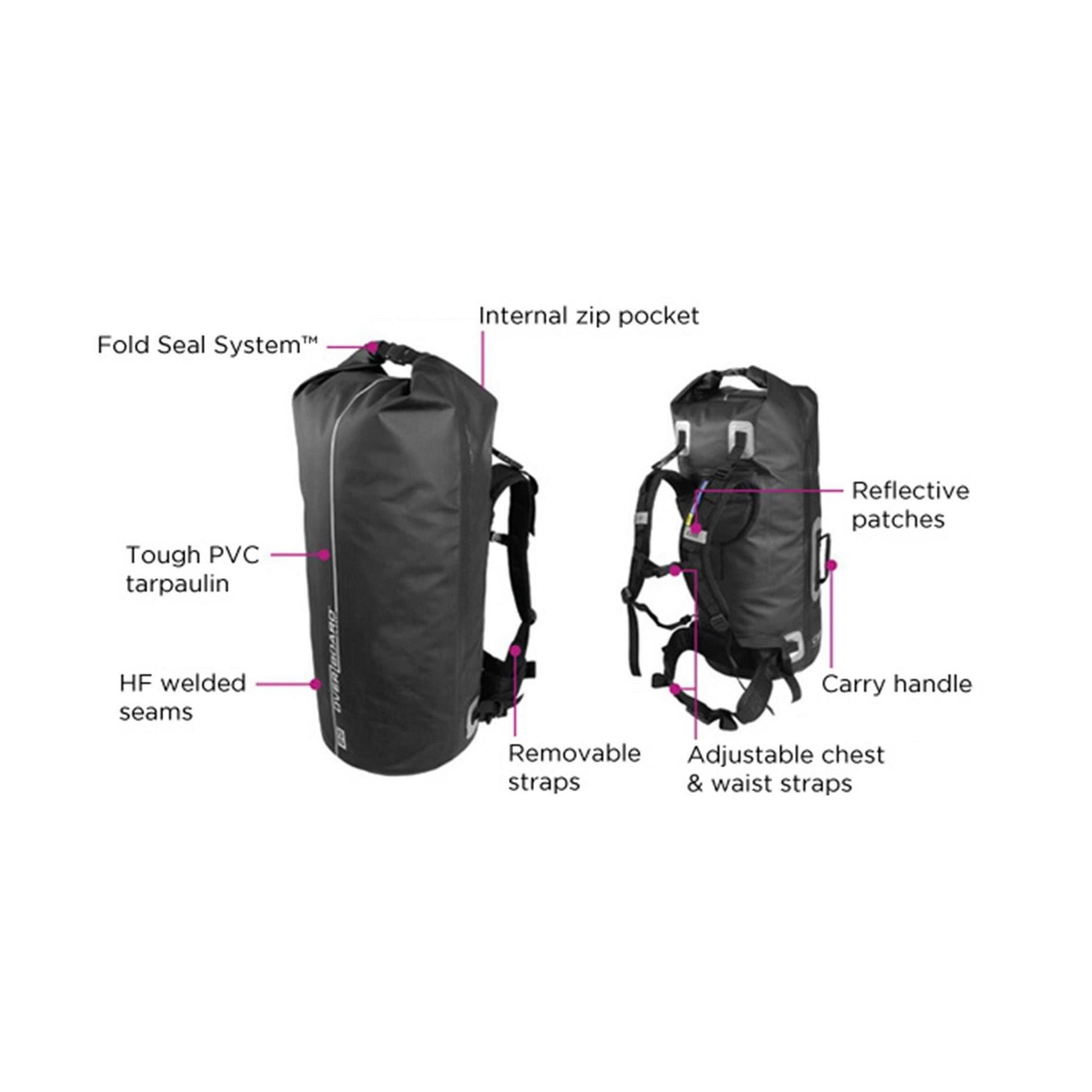 OverBoard wasserdichter Packsack 60 Black