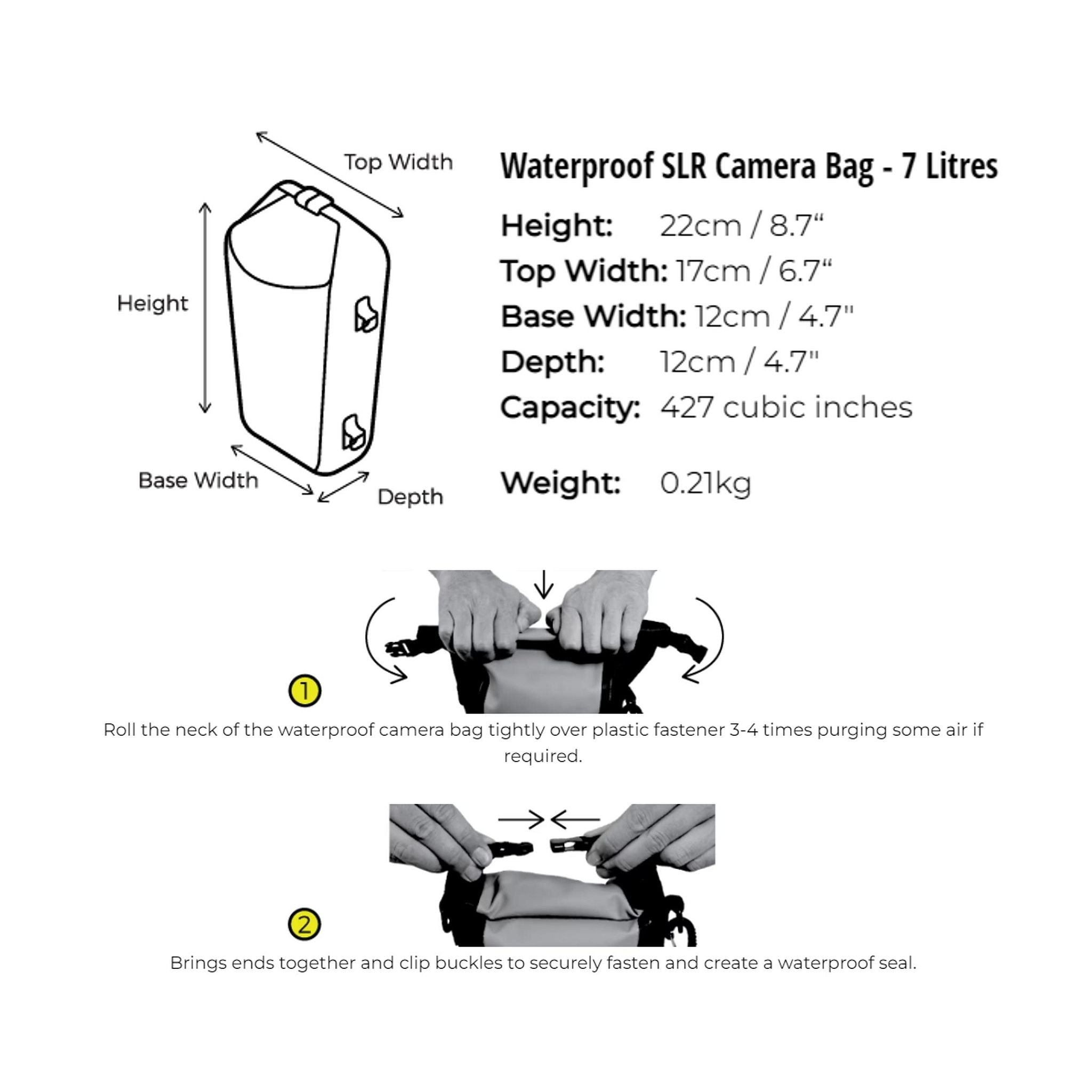 OverBoard waterproof camera bag for SLR cameras Grey