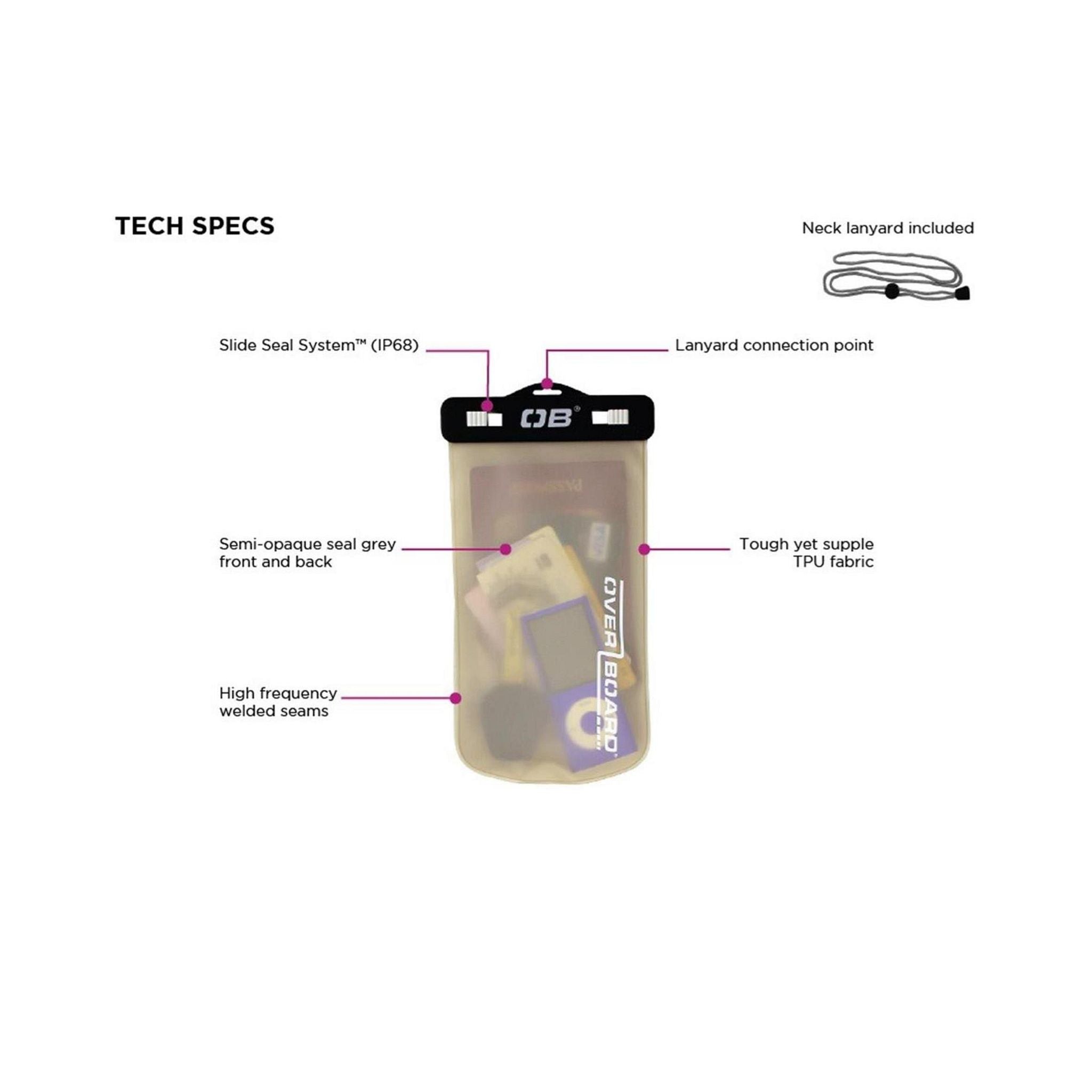 OverBoard waterproof multi-purpose bag Smoke