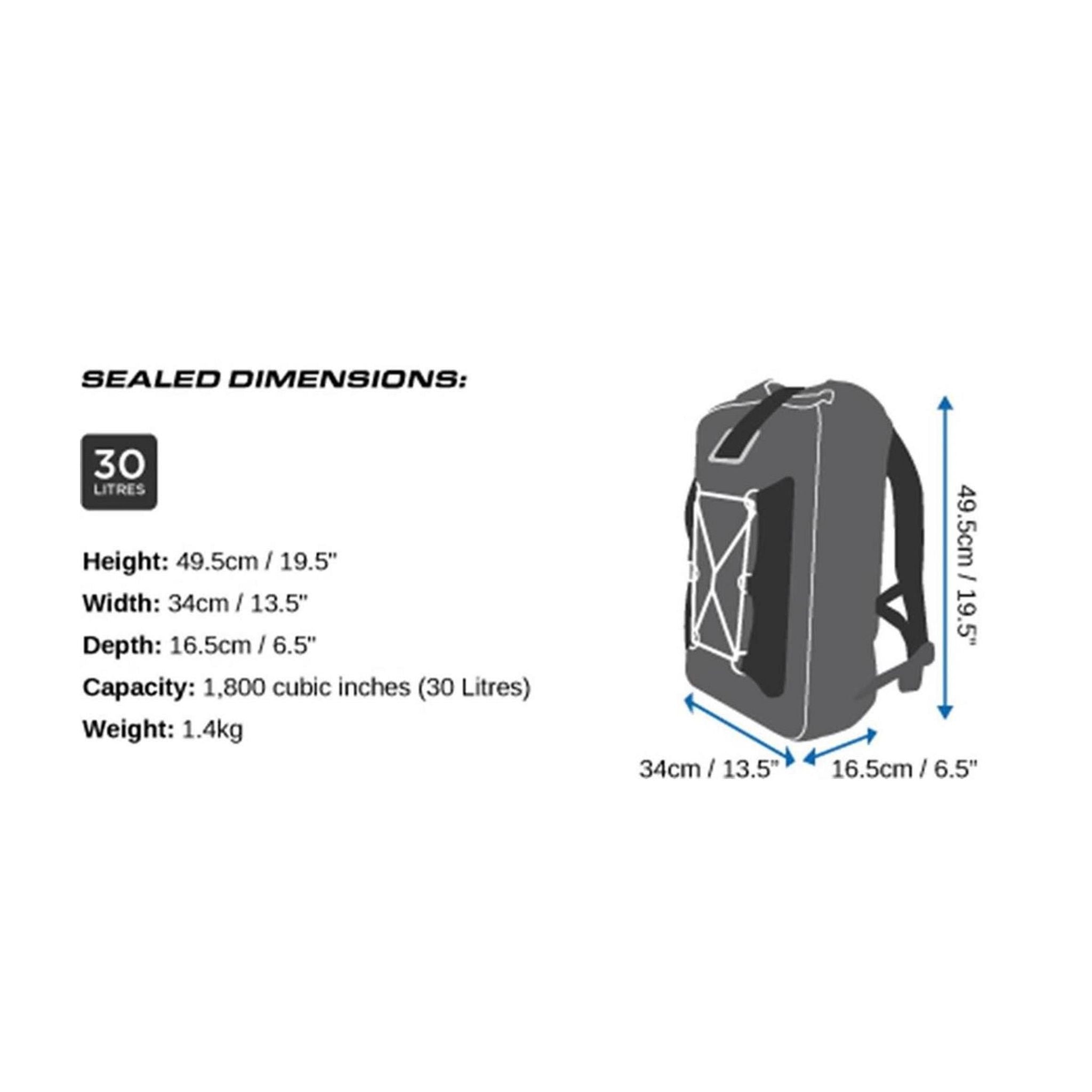 OverBoard wasserdichter Rucksack Classic 30 Blau