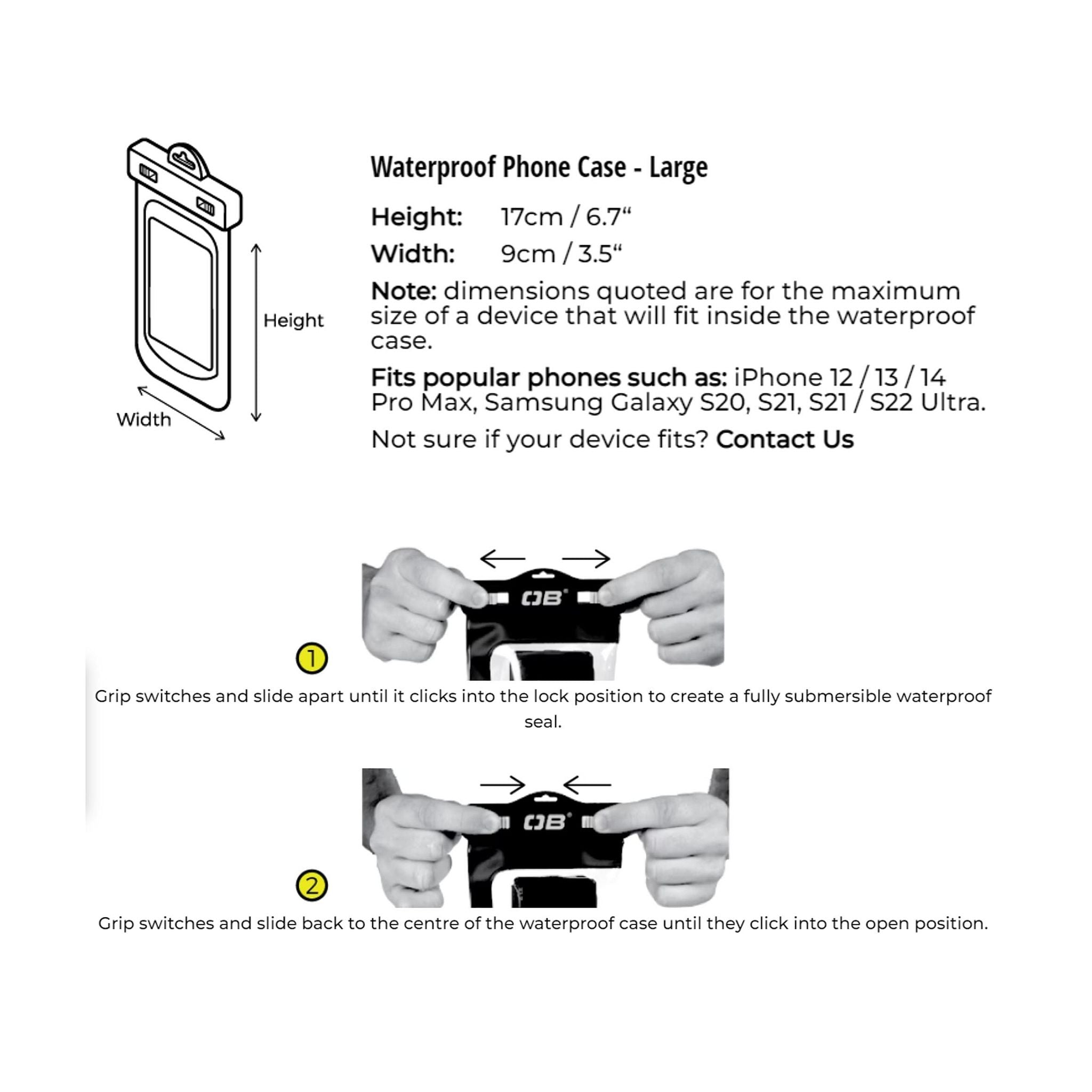 OverBoard waterproof cell phone iPhone case