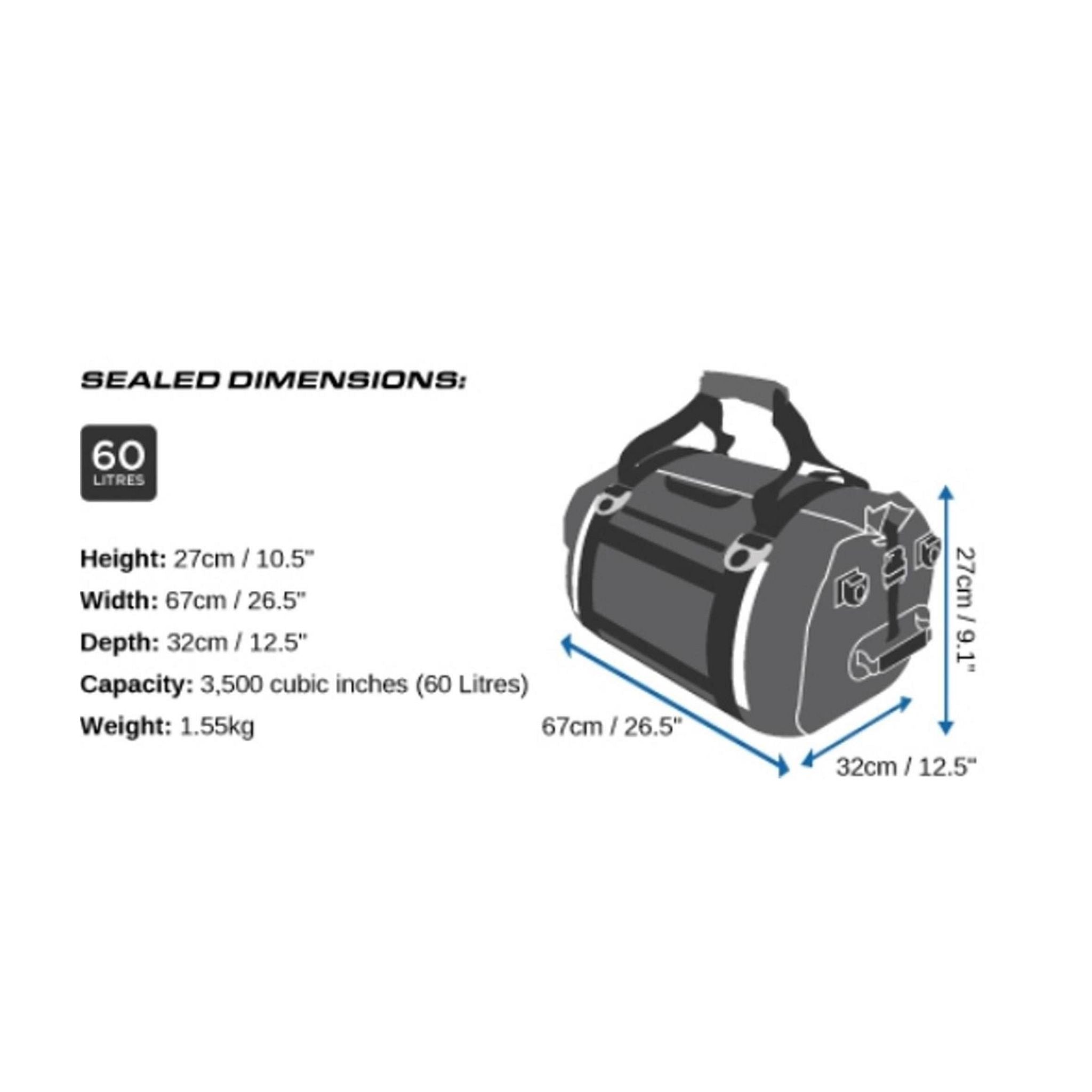 OverBoard wasserdichte Duffel Bag Pro 60 Red