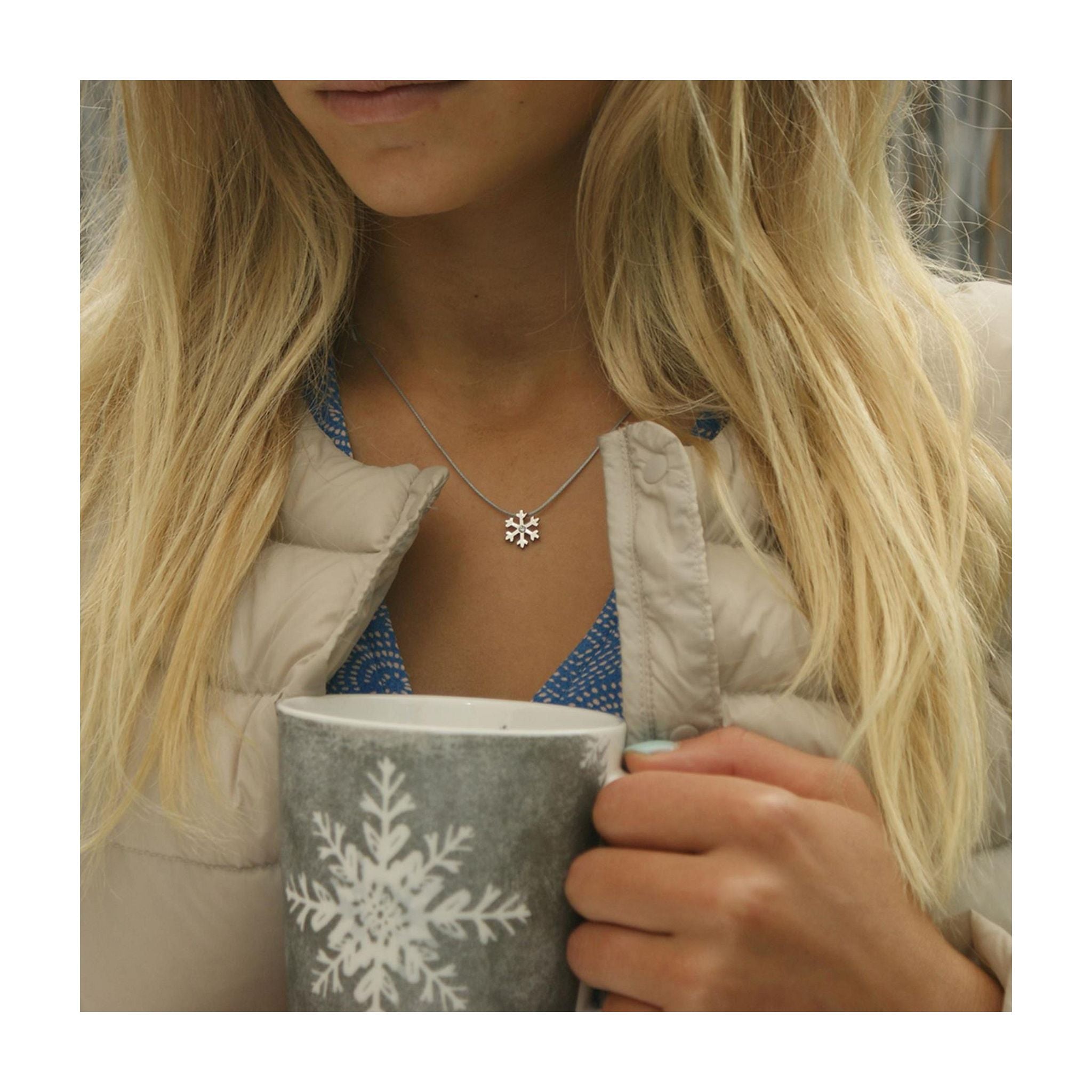 Silver+Surf Silber Schmuck Schnee Kristall S