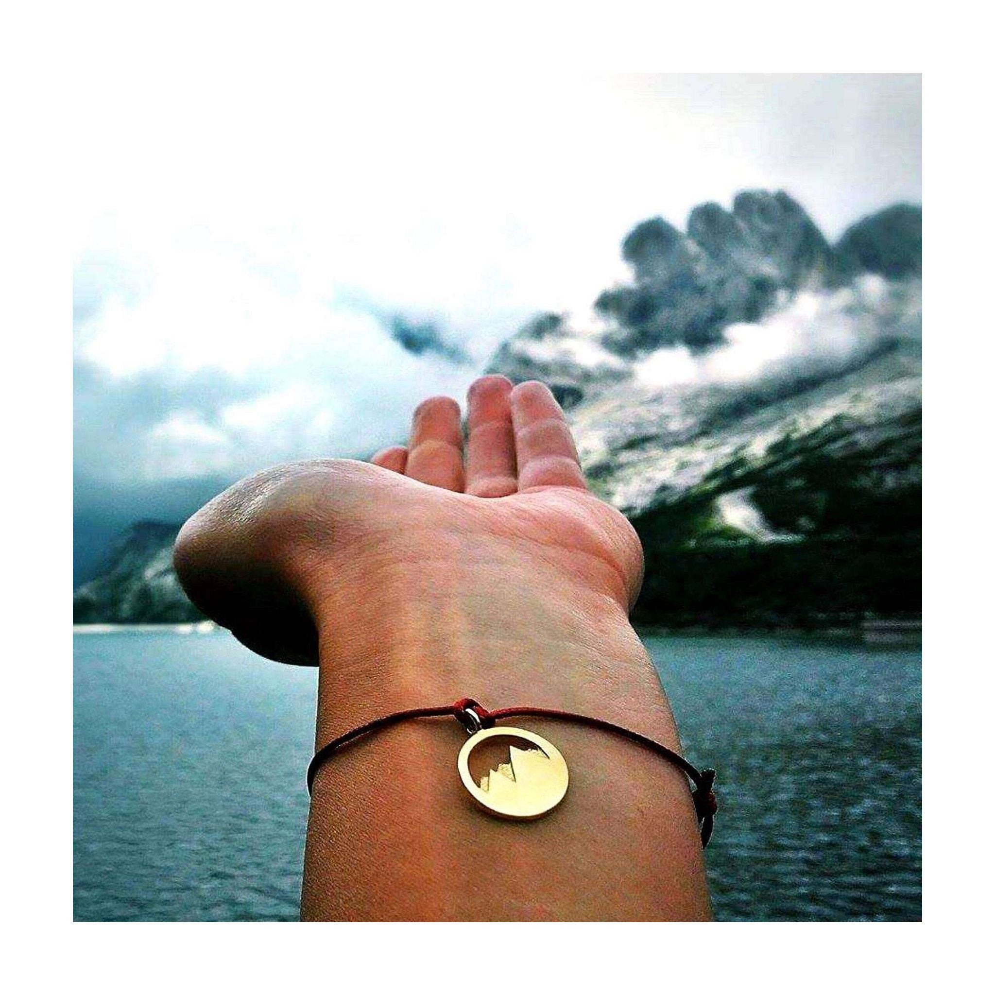 Silver+Surf Silber Schmuck Berg 3D S Gold