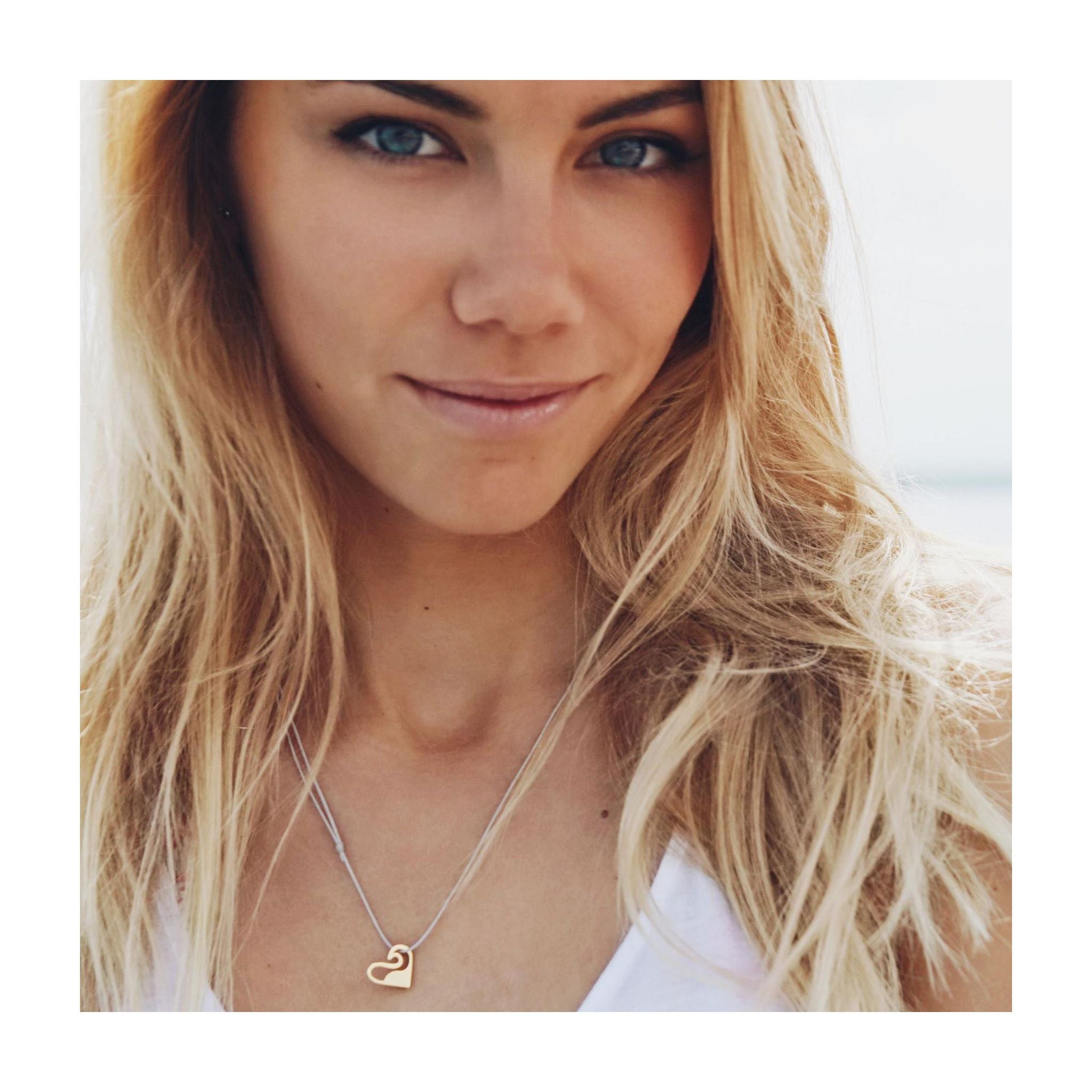 Silver+Surf Silver Jewelry Love Wave Wave S Gold
