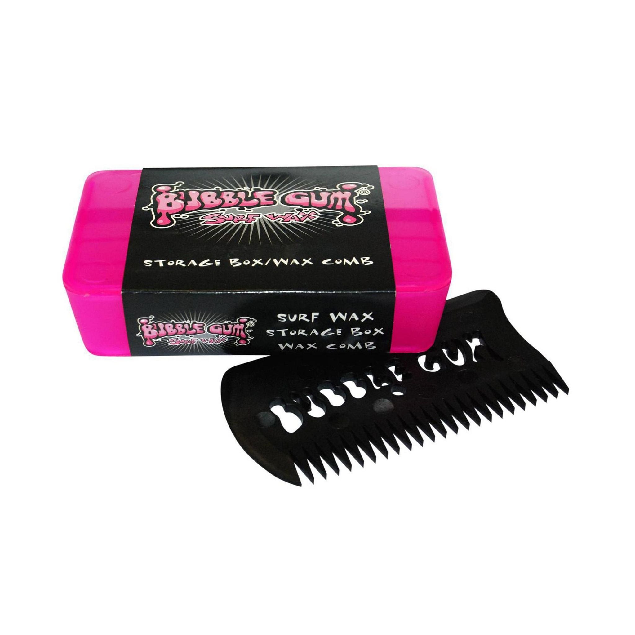 Surf Wax Box BUBBLE GUM with wax comb for surfboard