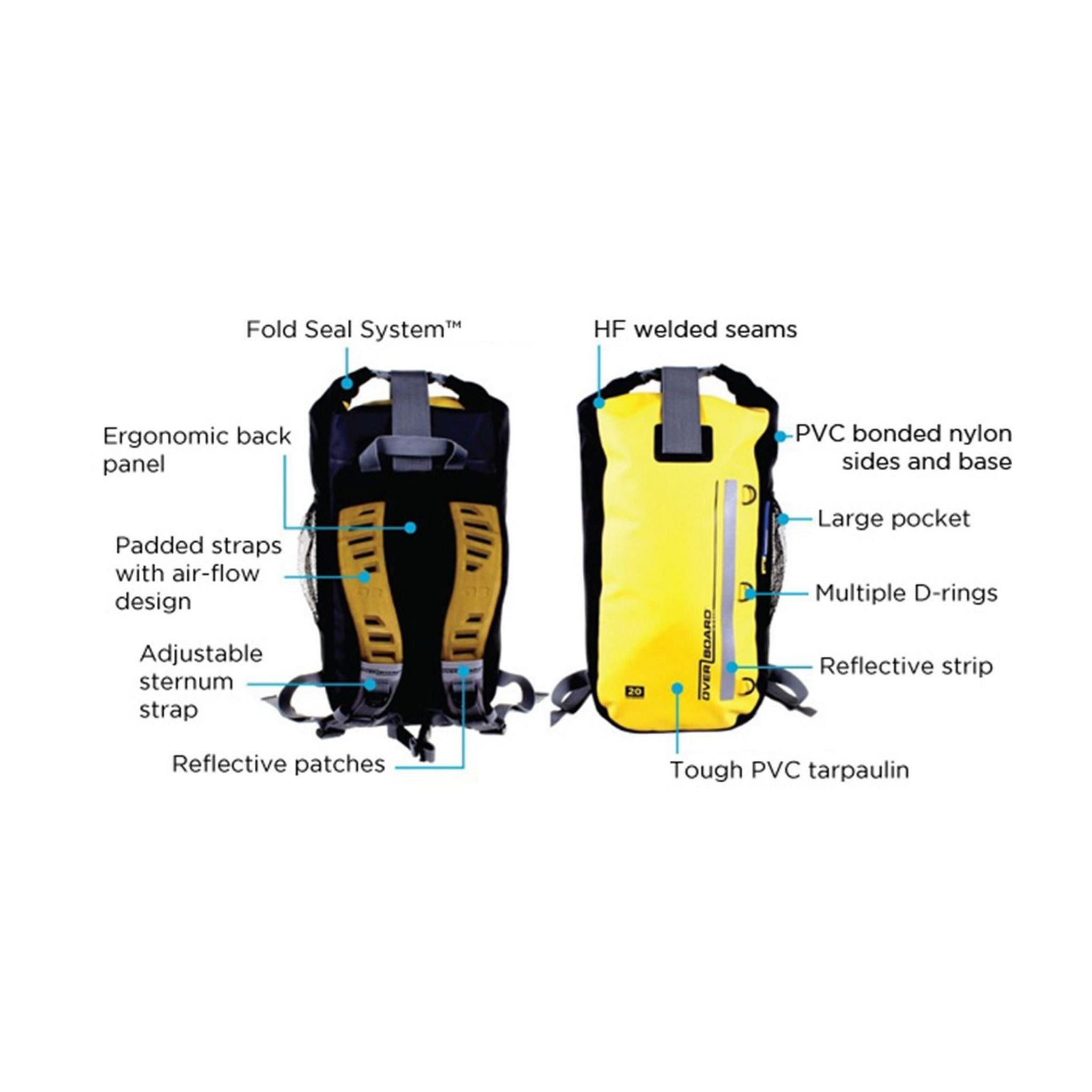 OverBoard wasserdichter Rucksack 45