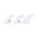FUTURES Thruster Fin Set Thermotech L White