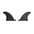 FUTURES Quad Rear Fin Set Sym Alpha Black 6.5