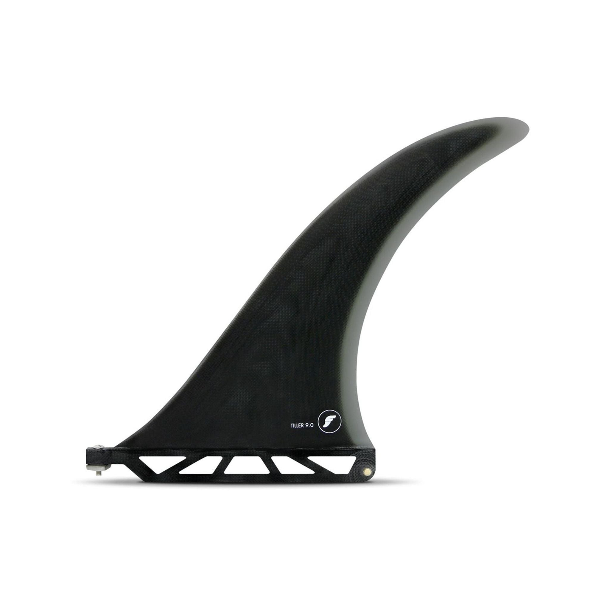 FUTURES Single Fin Tiller 9.0 Fiberglass US base 9.0 Black