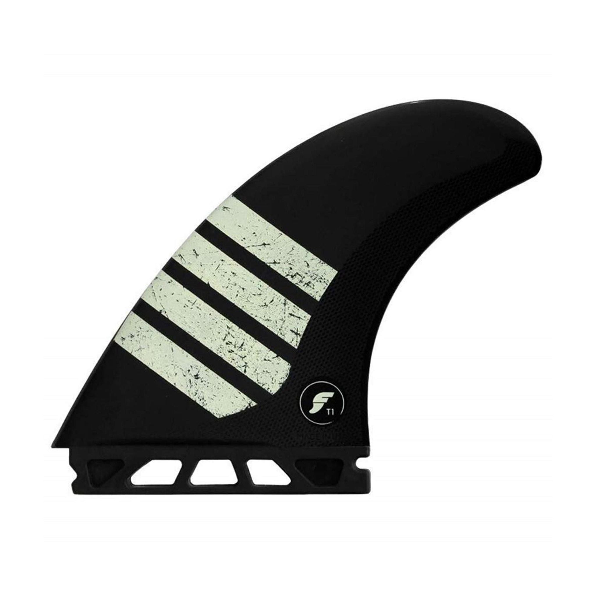 Futures Twin Tri Fin Set T1 Alpha N/A Black