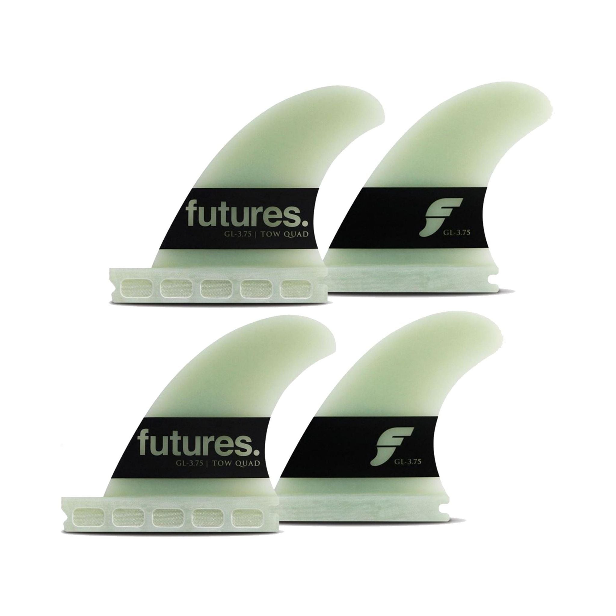 FUTURES Big Wave Quad Fin Set Gerry Lopez G10 Green 0.0