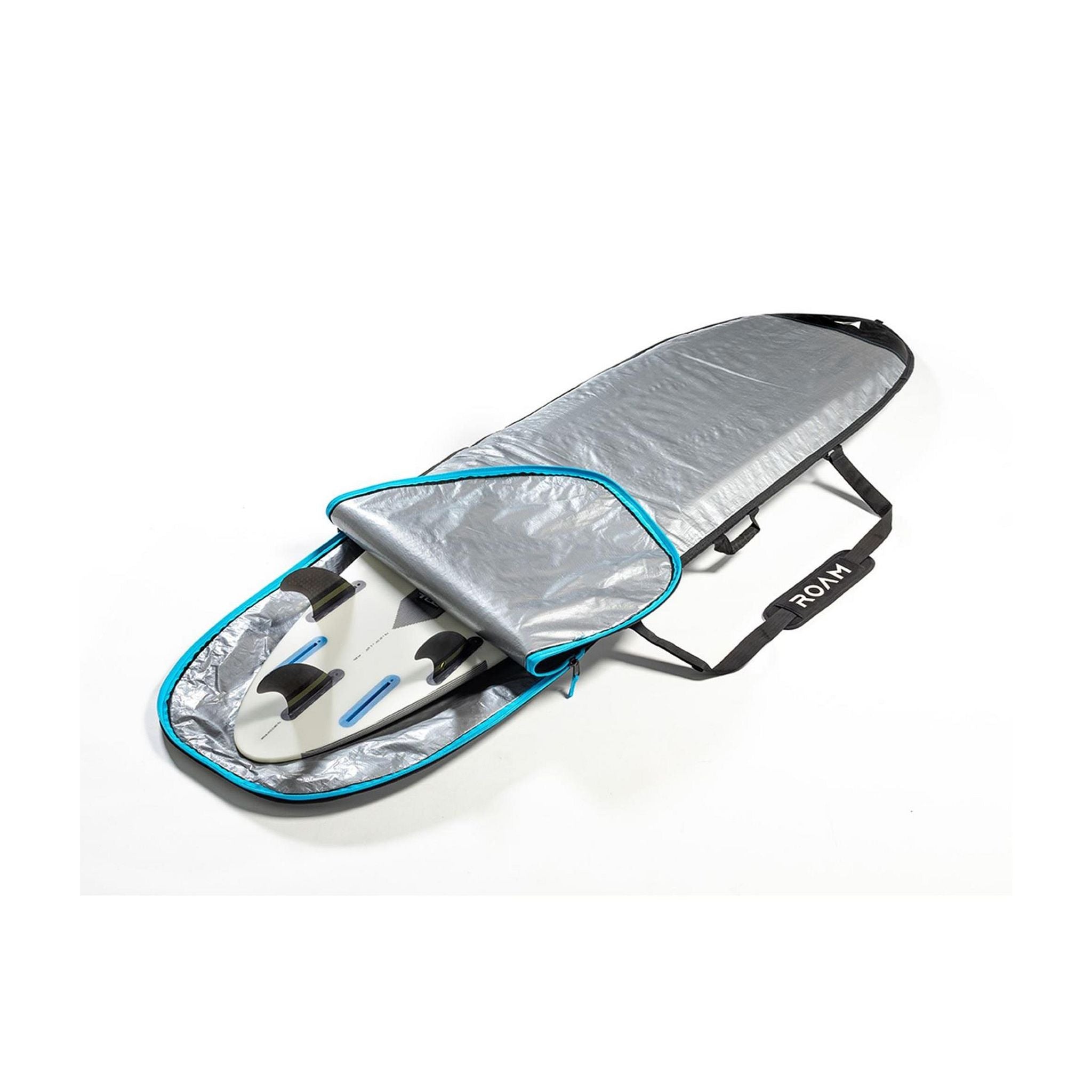 ROAM Boardbag Surfboard Daylight Funboard Silver