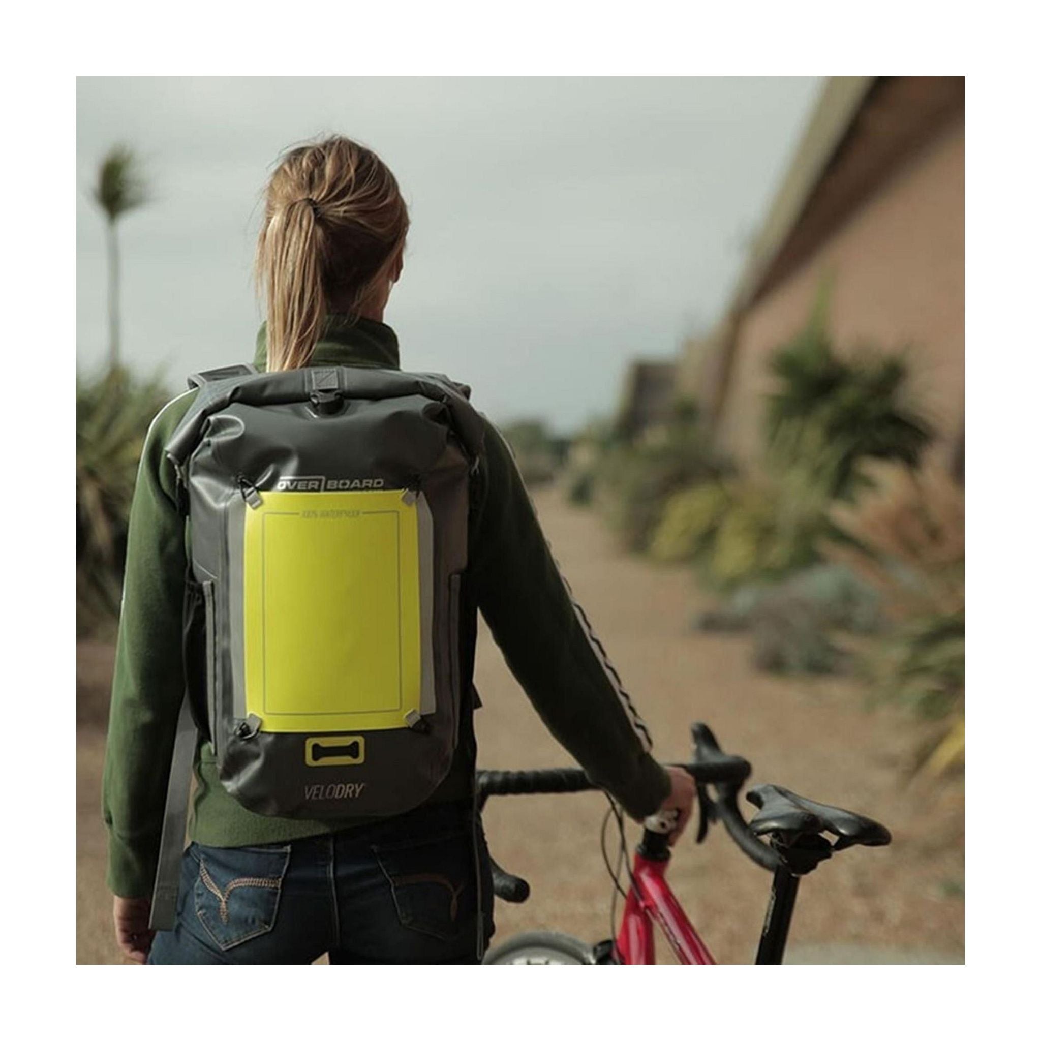 Wasserdichter Fahrradrucksack OverBoard VeloDry 20 Grey
