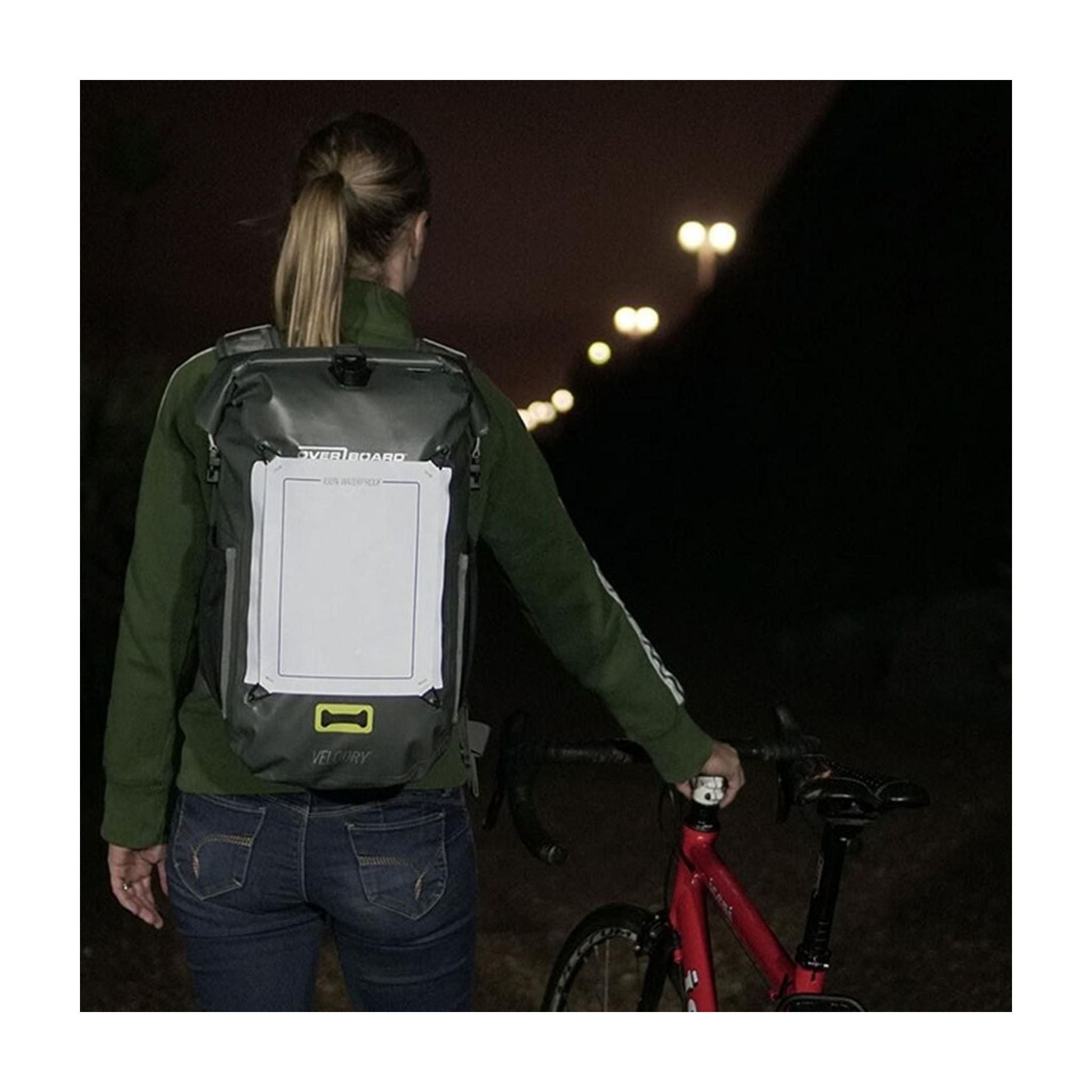 Wasserdichter Fahrradrucksack OverBoard VeloDry 20 Grey