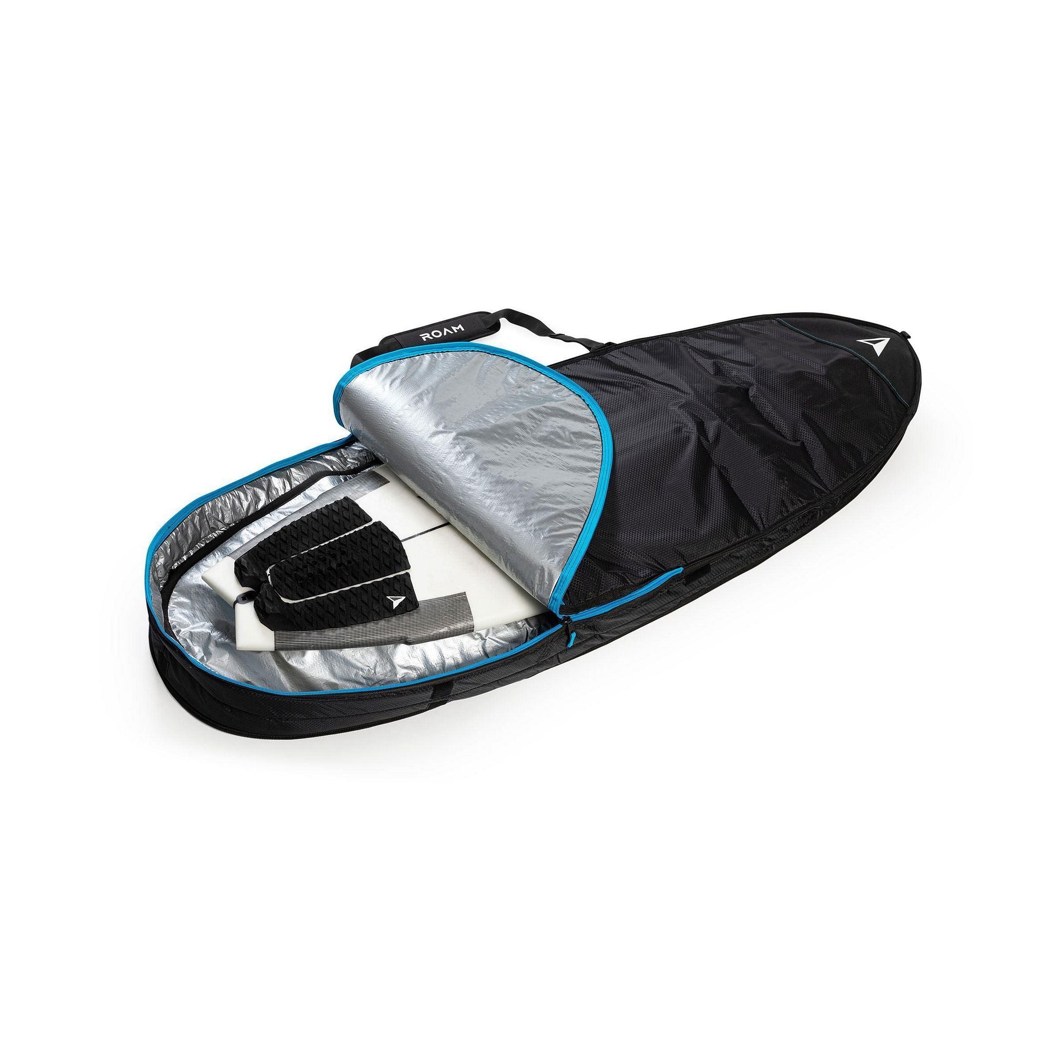 ROAM Boardbag Surfboard Tech Bag Doppel Fish Black