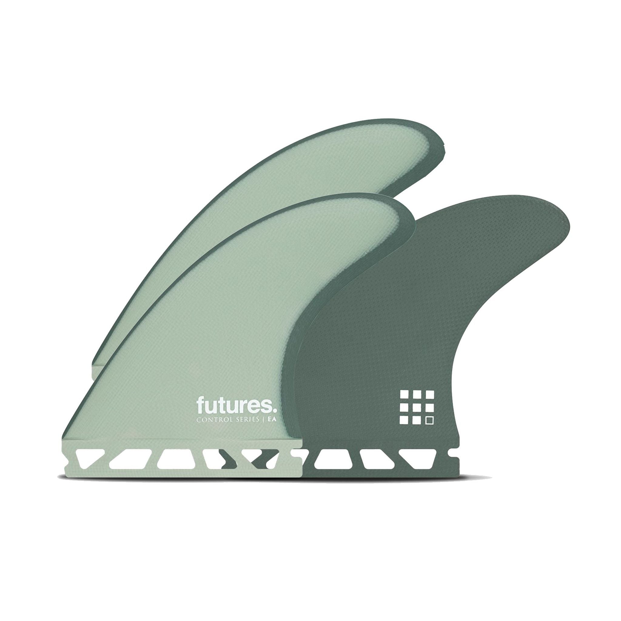 FUTURES Thruster Fin Set EA Eric Arakawa Control M Blue 2.2