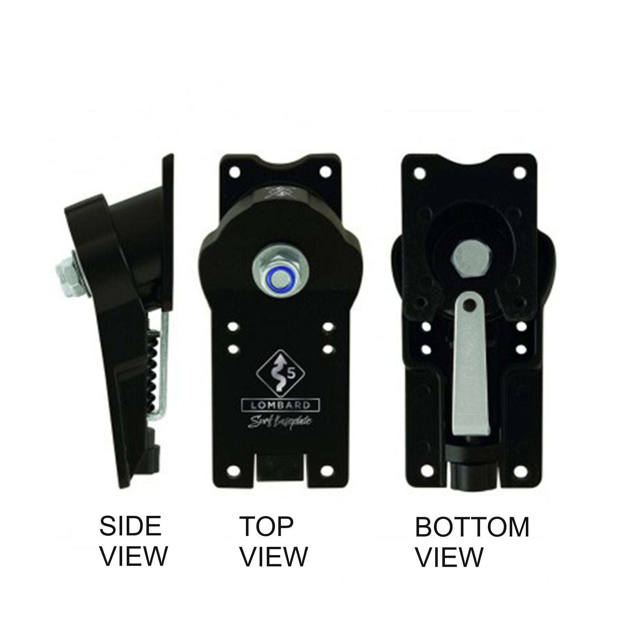 Flying Wheels Lombard Surfskate base plate Black
