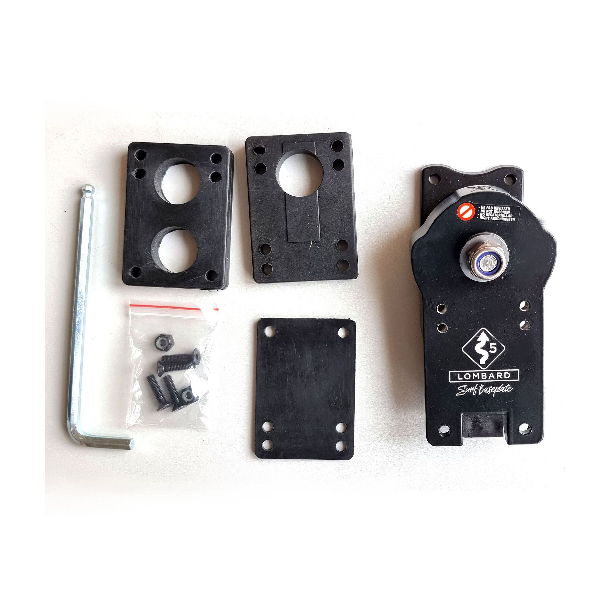 Flying Wheels Lombard Surfskate base plate Black