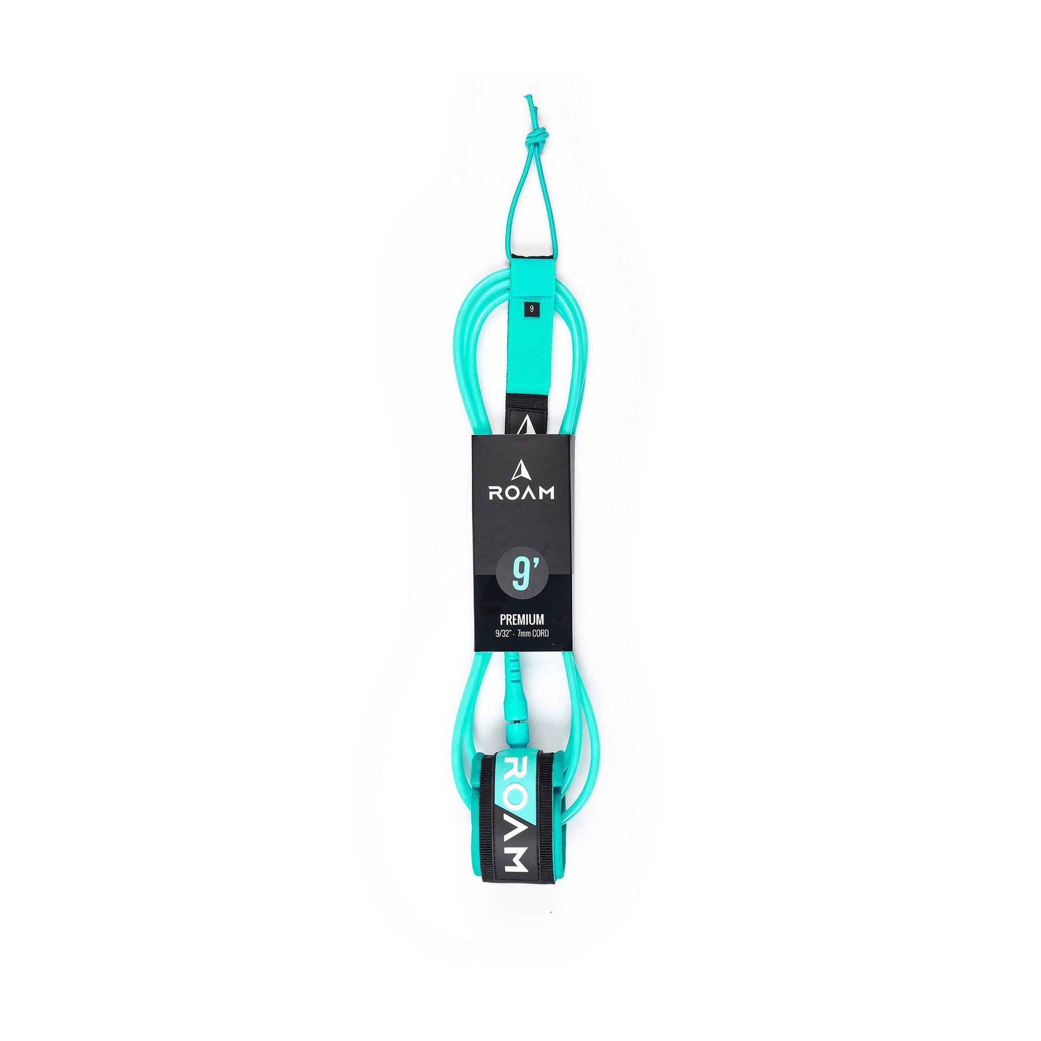 ROAM Surfboard Leash Premium 9.0 Green