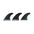 ROAM Thruster Fin Set Performer one tab