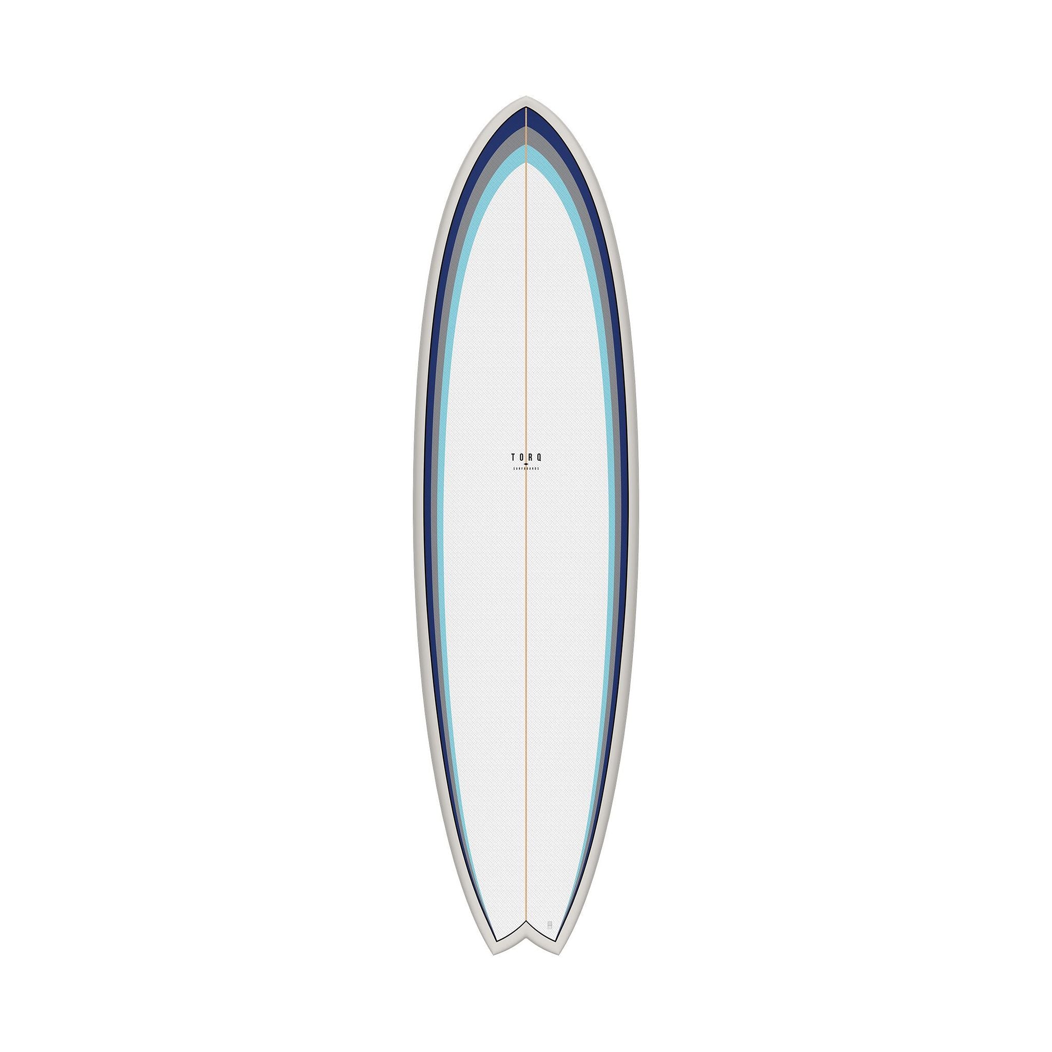 TORQ TET 7.2 MOD Fish Classic 3.0 Surfboard x 22 1/2 White