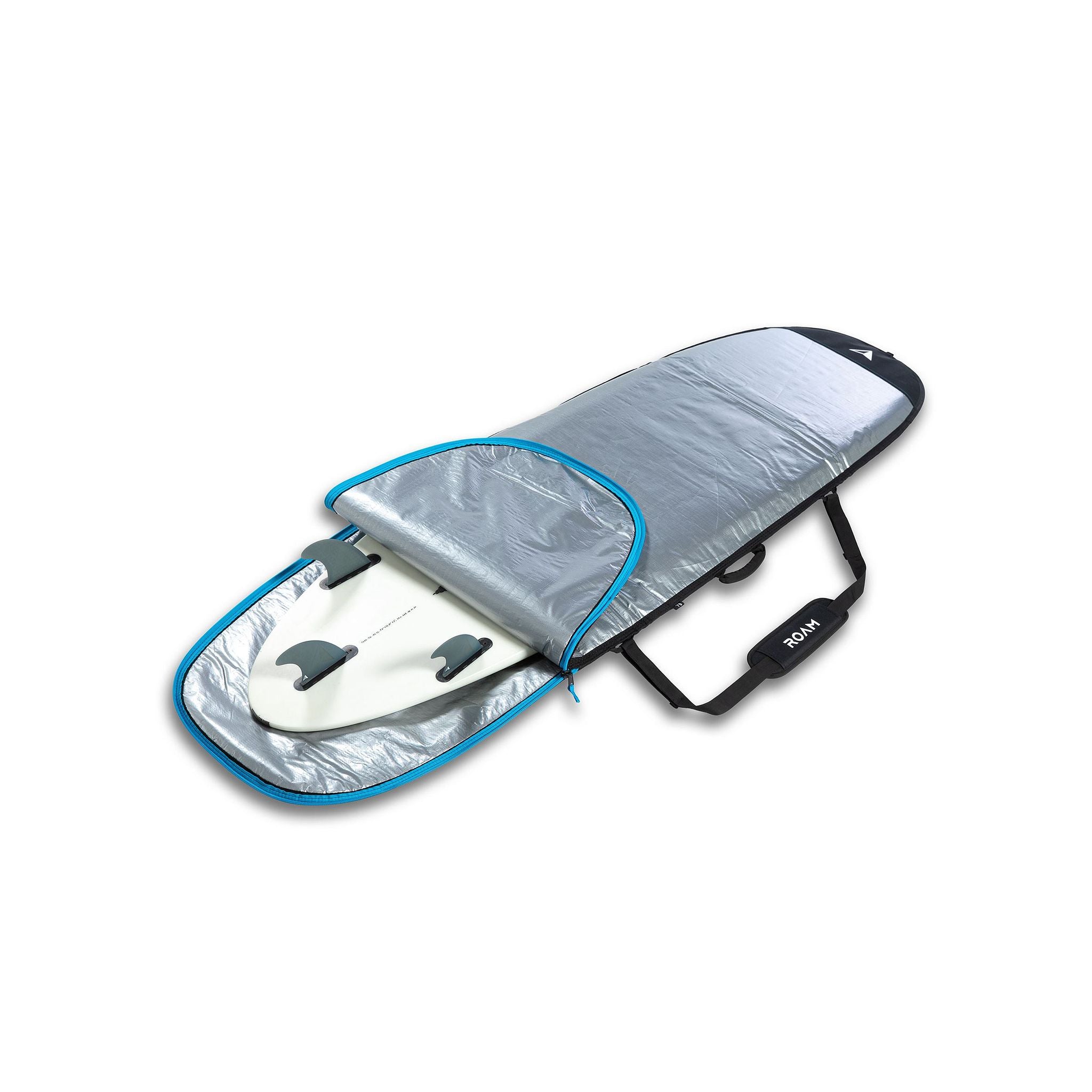ROAM Boardbag Surfboard Daylight Funboard PLUS Grey