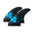 FUTURES Thruster Fin Set AM1 Al Merrick Alpha M Blue 9.4