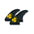FUTURES Thruster Fin Set Al Merrick Alpha L Orange 9.4