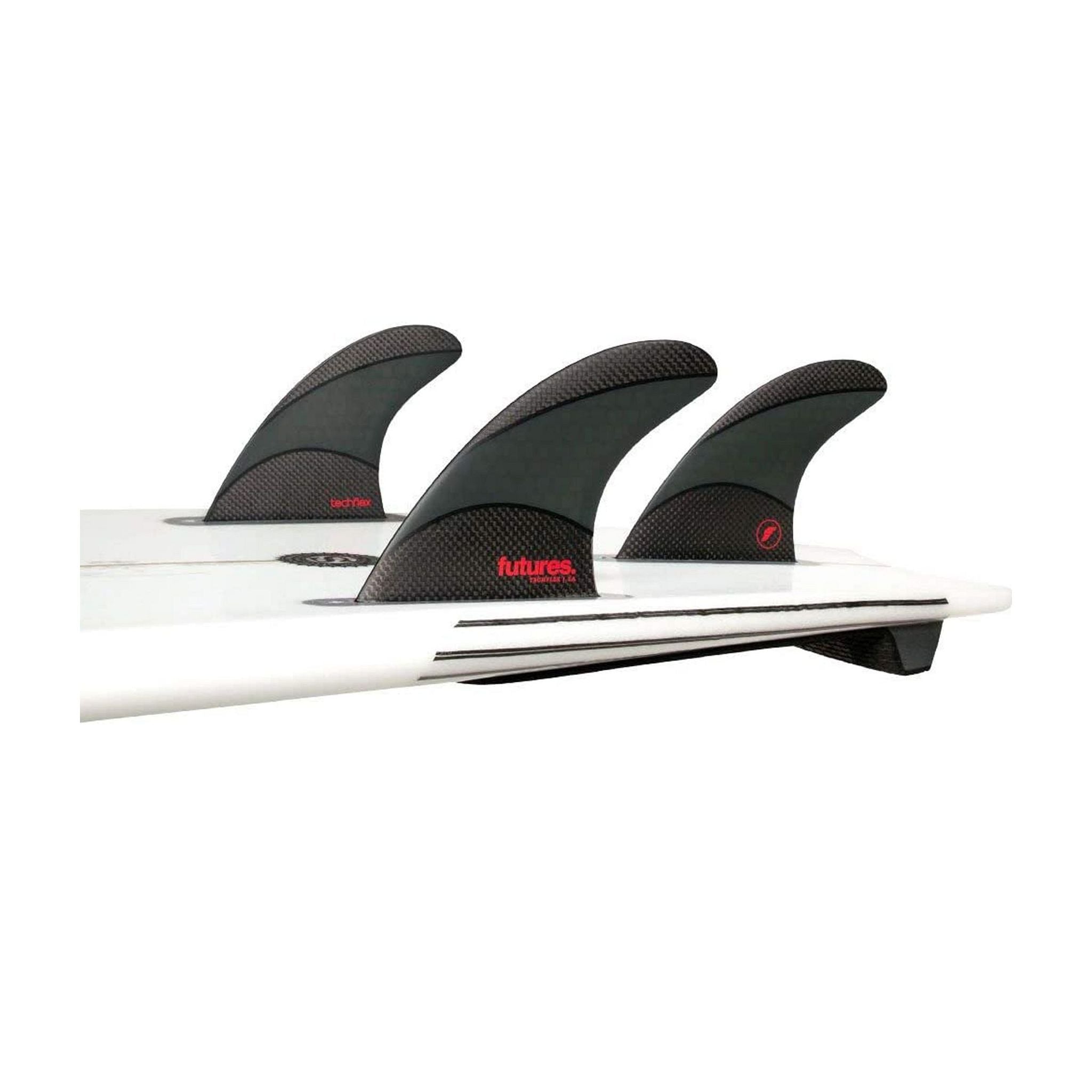 FUTURES Thruster Fin Set EA Eric Arakawa M Black 3.1
