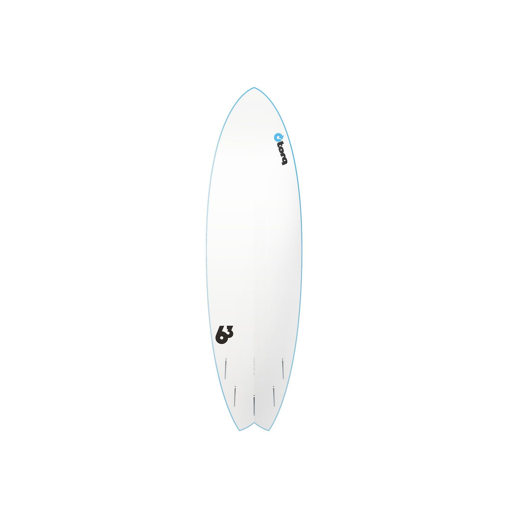 Surfboard TORQ Softboard 7.2 Mod Fish Blue