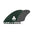 FUTURES Twin Fin Set AMK Al Merrick Keel Fiberglass L Green