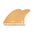 FUTURES Twin Fin Set Zack Flores fiberglass S Orange