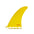 FUTURES Single Fin Gerry Lopez Fiberglass US 8.5 Yellow