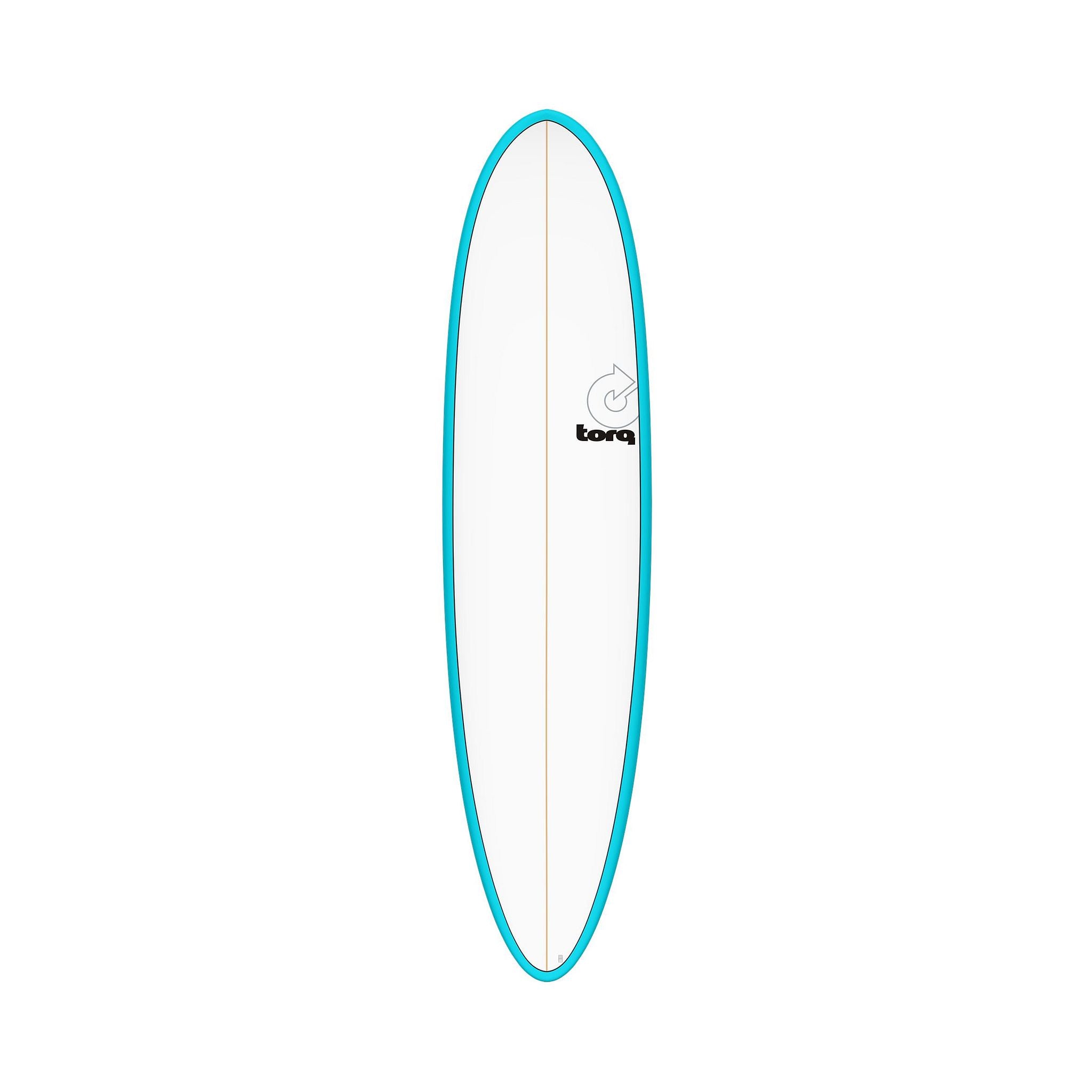 Surfboard TORQ TET 7.6 MOD Fun Blue Pinline x 21 1/2 Funboard