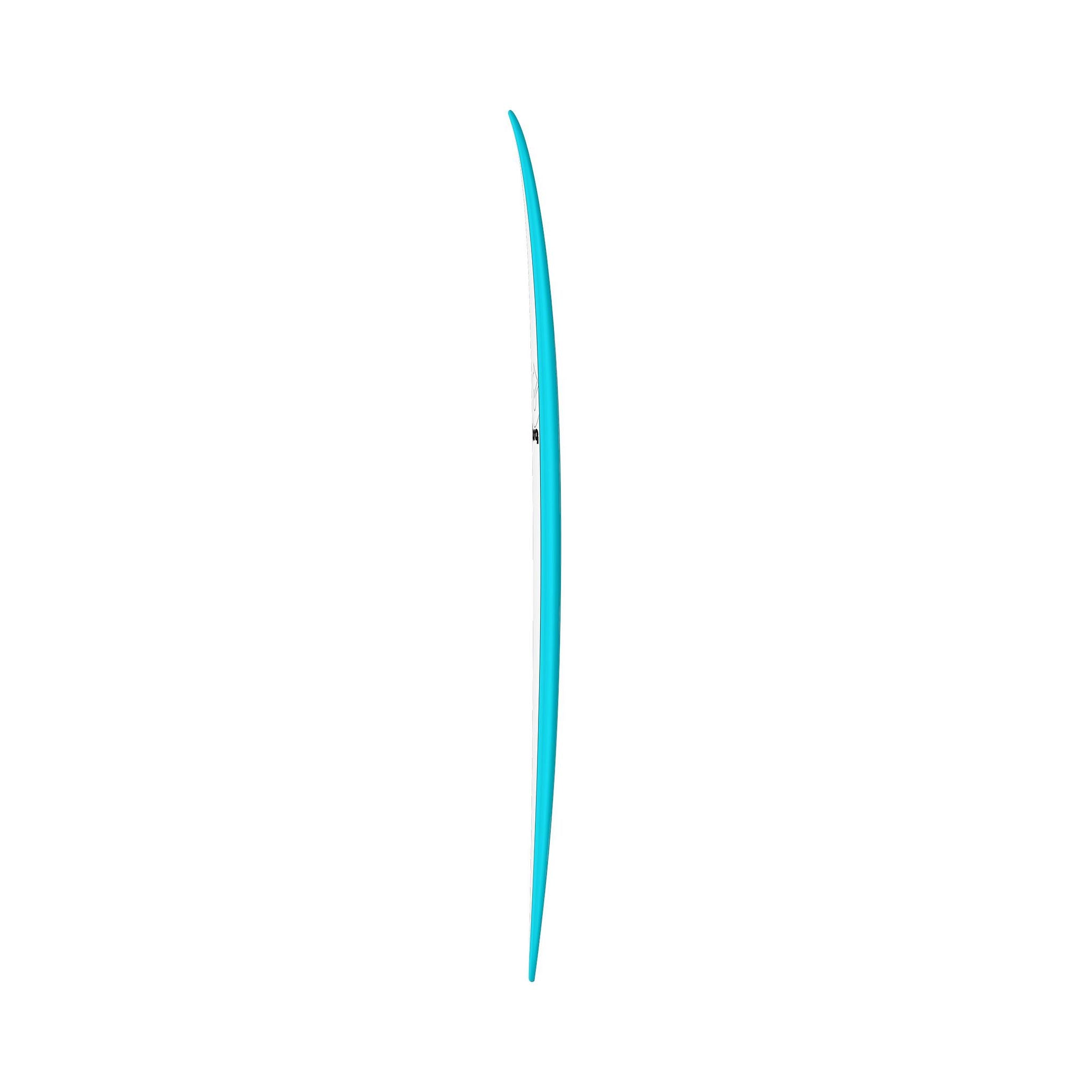 Surfboard TORQ TET 7.6 MOD Fun Blue Pinline x 21 1/2 Funboard