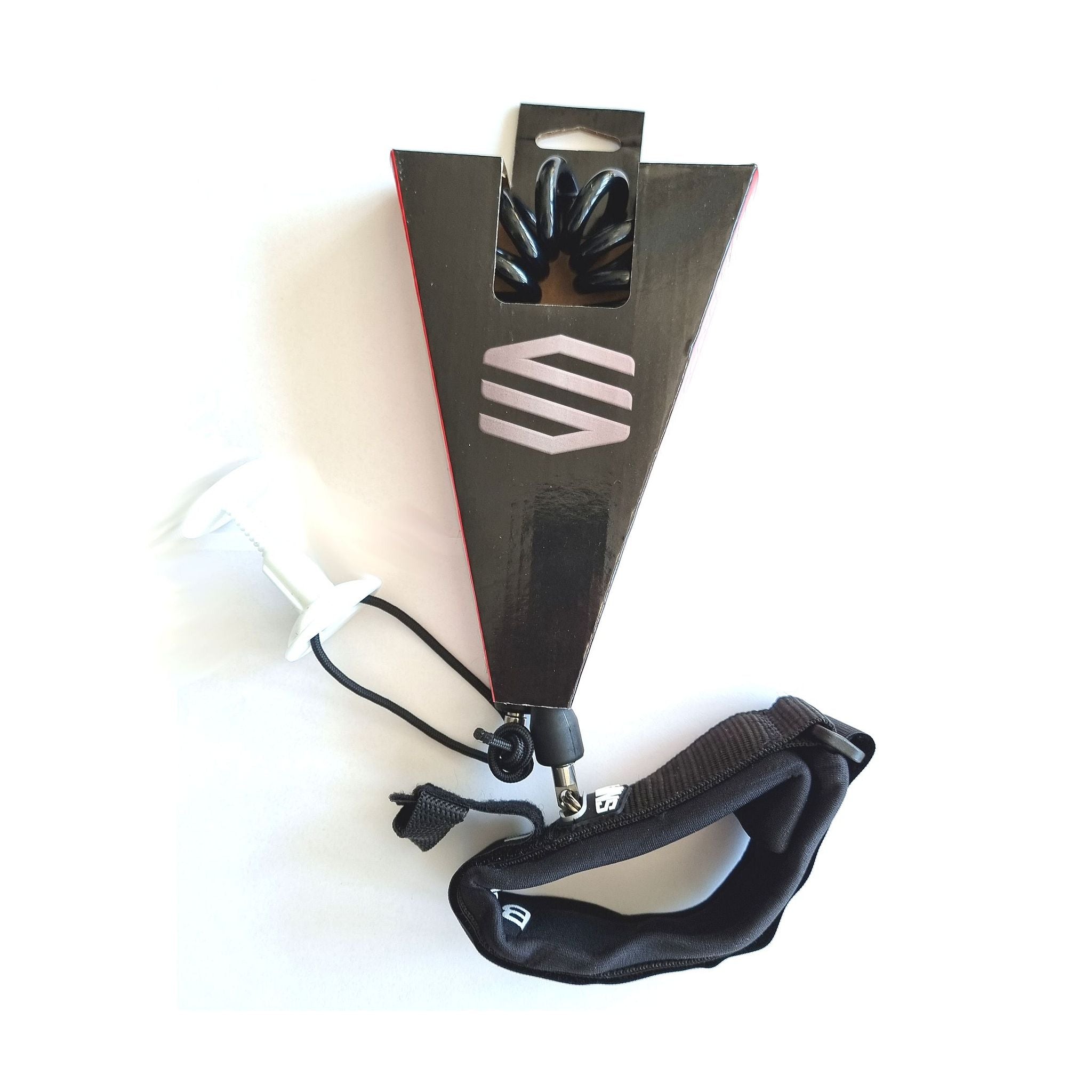 SNIPER Bodyboard Spiral Biceps Leash Deluxe Black