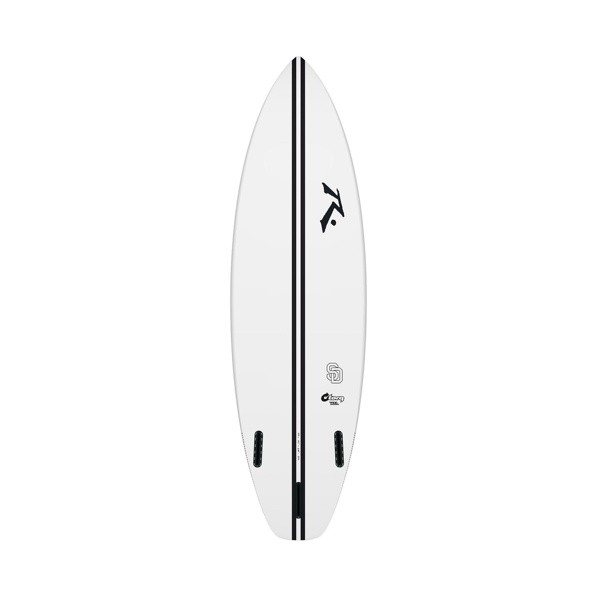 Surfboard RUSTY TEC SD Shortboard White Shortboard