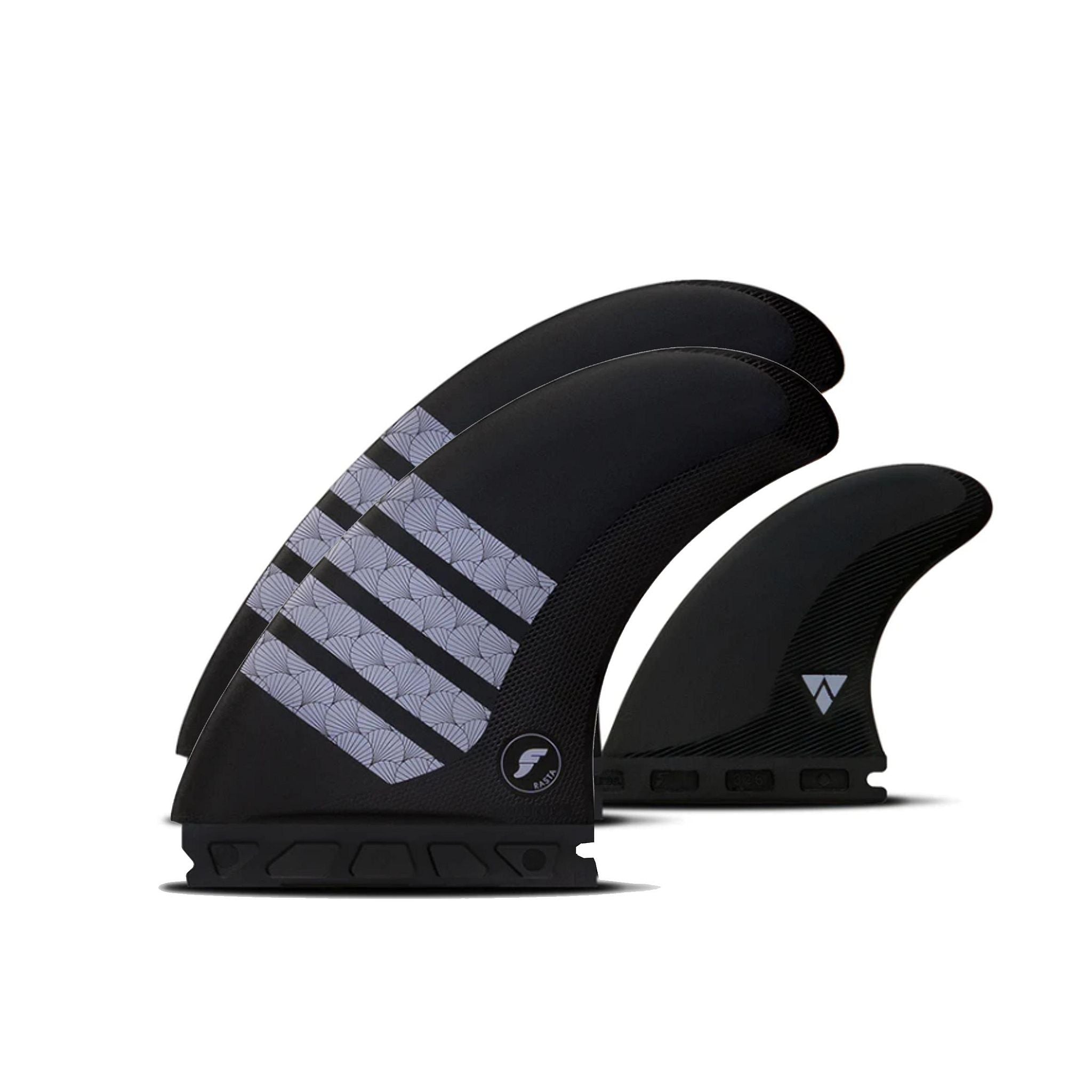 FUTURES Twin Tri Fin Set RASTA Alpha Unisize Black