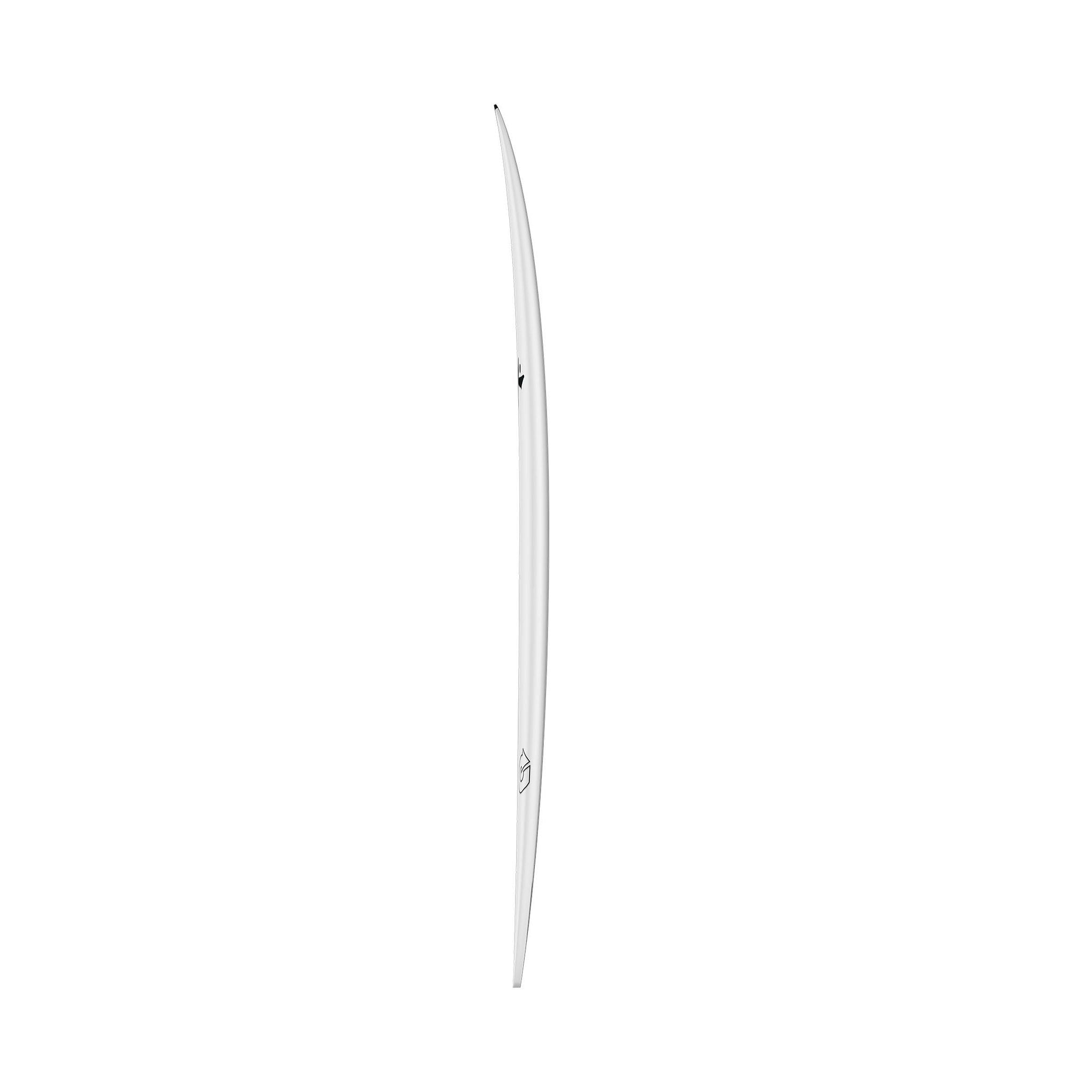 TEC Egg Not Quad Single Surfboard White Midlength Cruiser