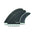 FUTURES Twin +1 Tri Fin Set Blackstix Unisize Black