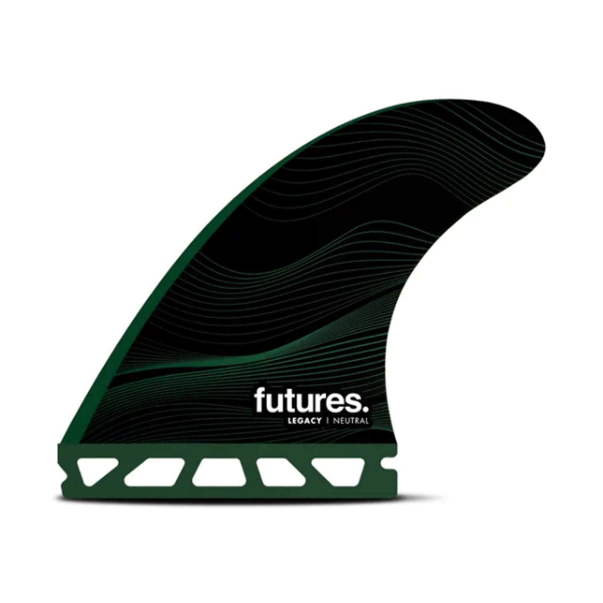 FUTURES Thruster Fin Set F8 Legacy neutral L Green 5.6
