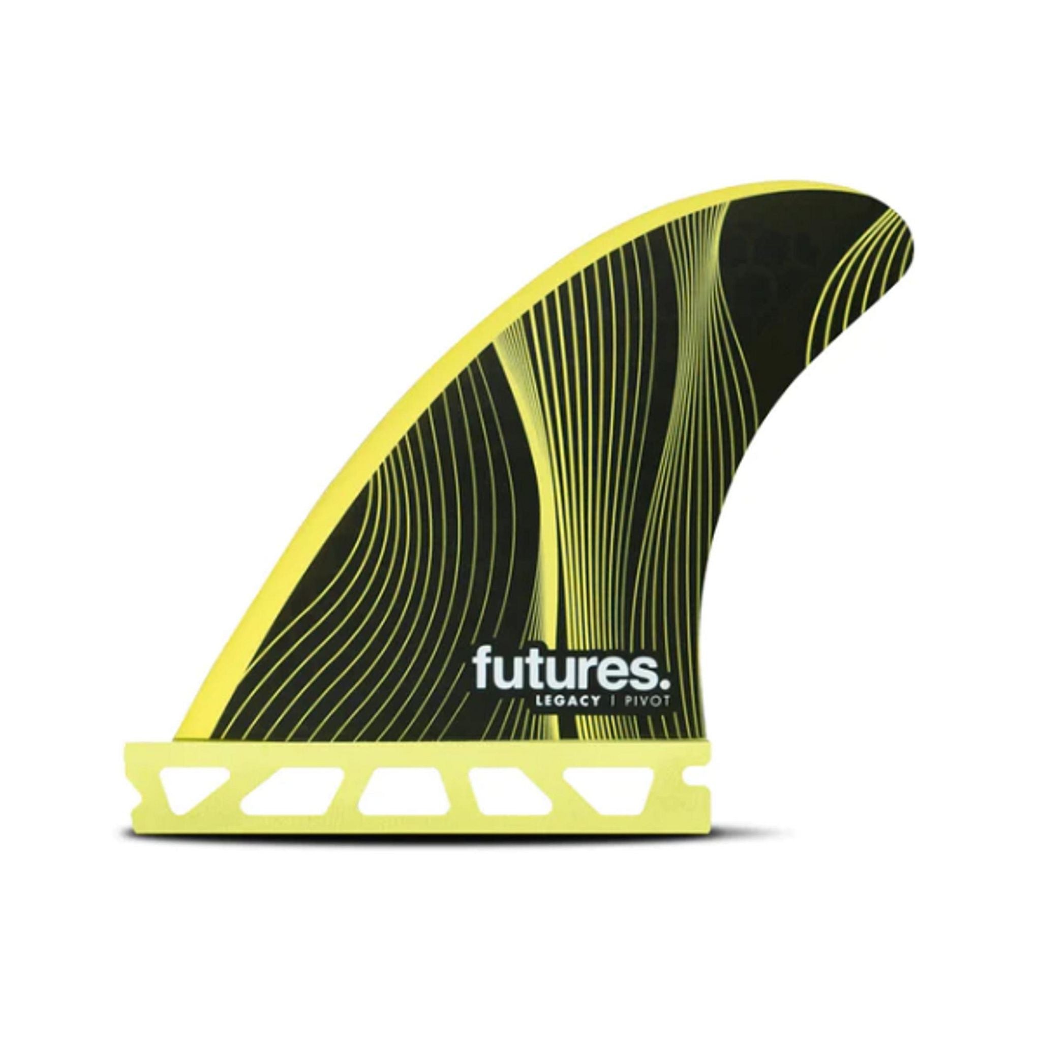 FUTURES Thruster Fin Set P3 Legacy Pivot XS Yellow 6.5