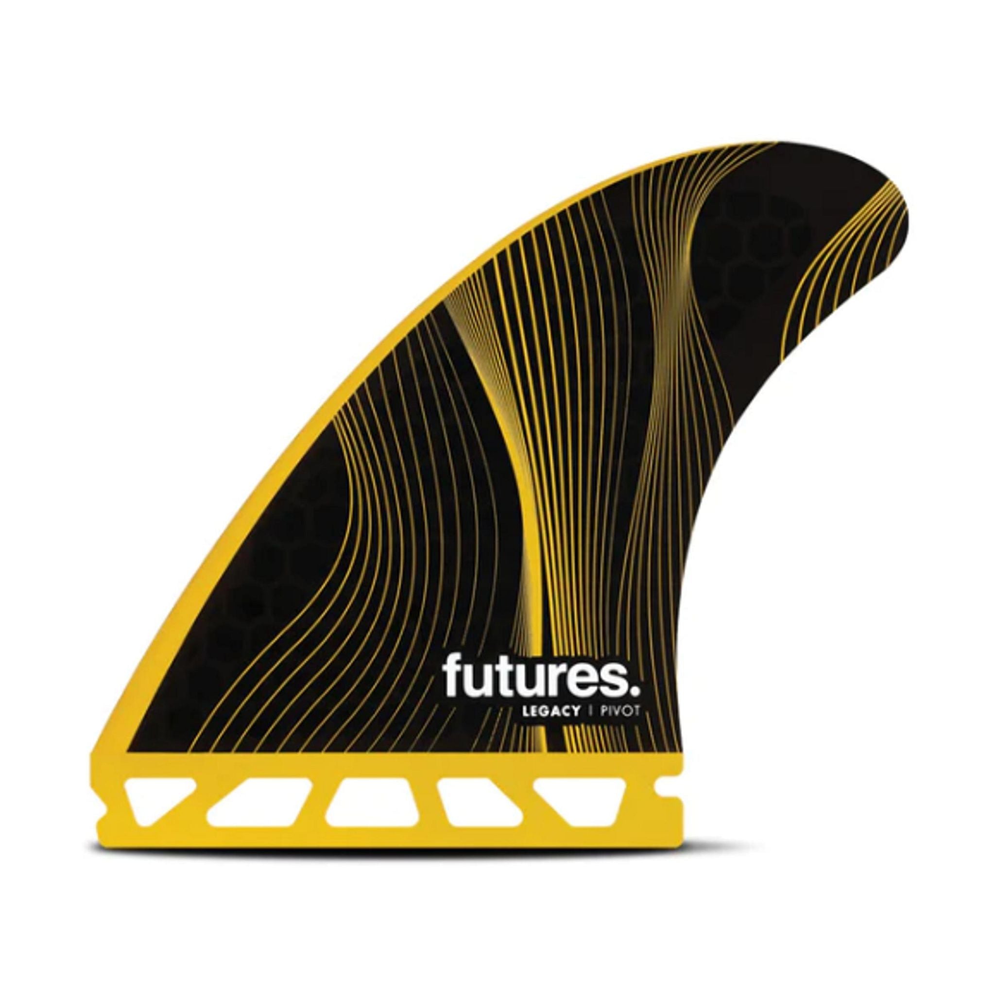 FUTURES Thruster Fin Set P8 Legacy Pivot L Yellow 6.9