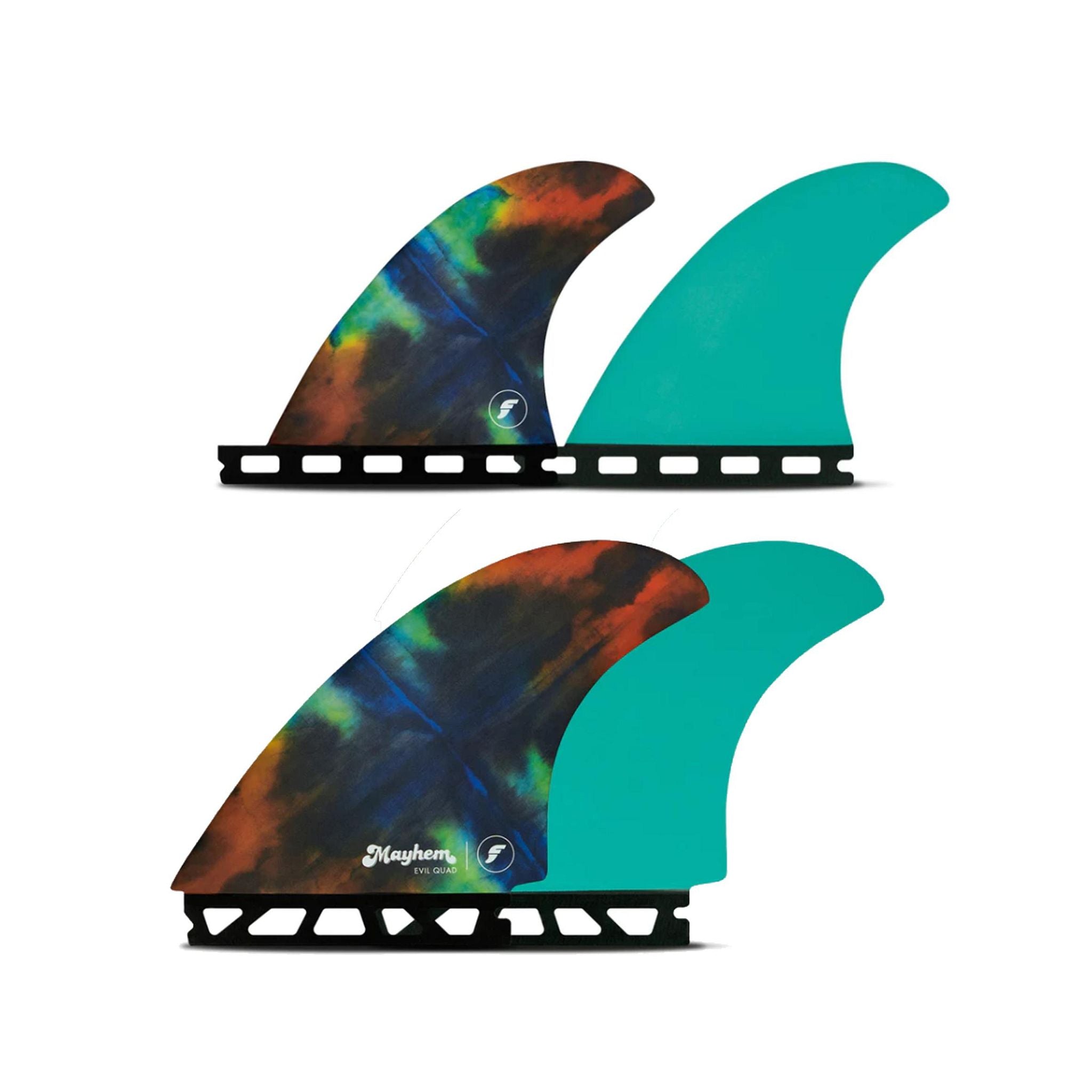 FUTURES Quad Fin Set Mayhem Evil Honeycomb M Multicolor 6.8