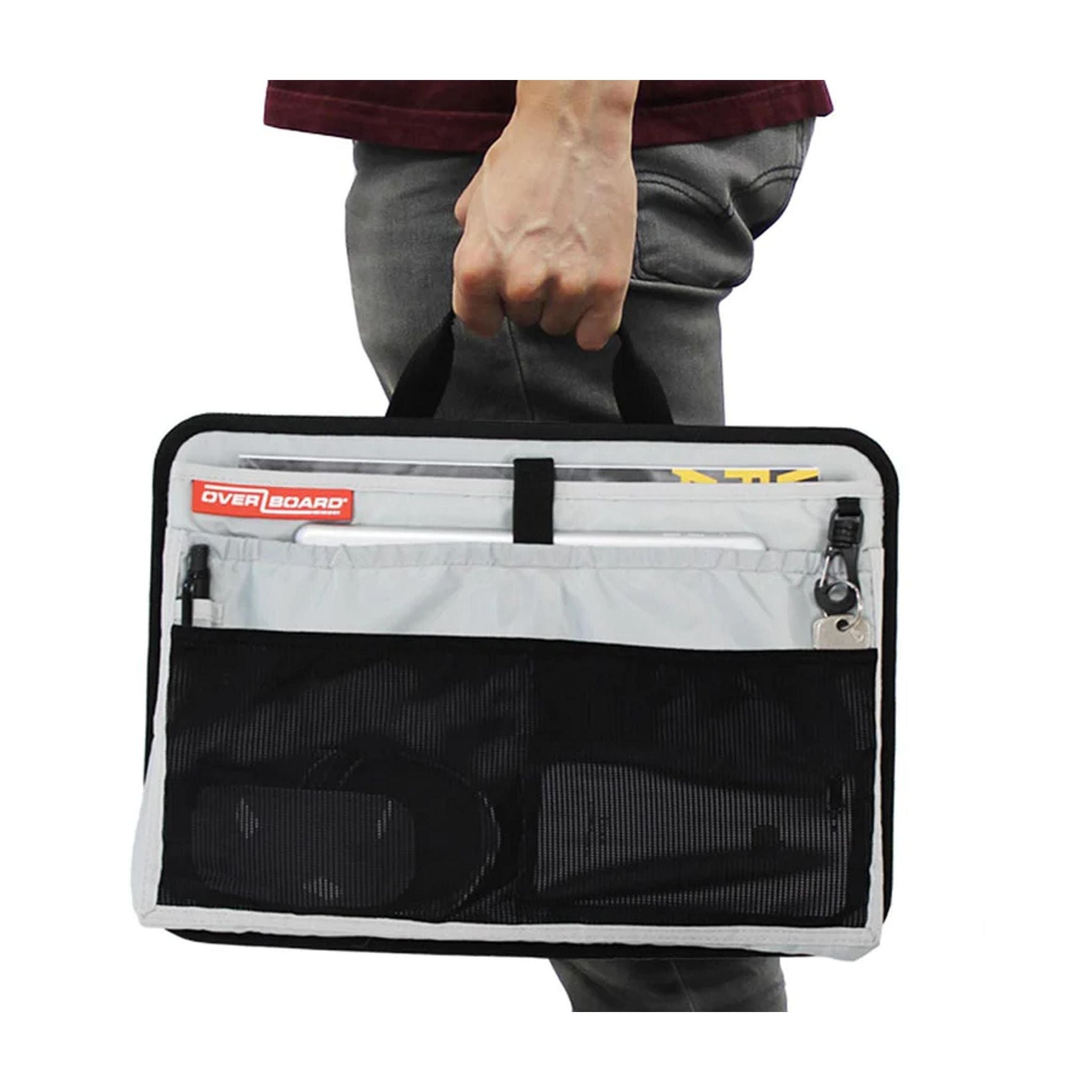 OverBoard Messenger Bag Organiser Innentasche Grey