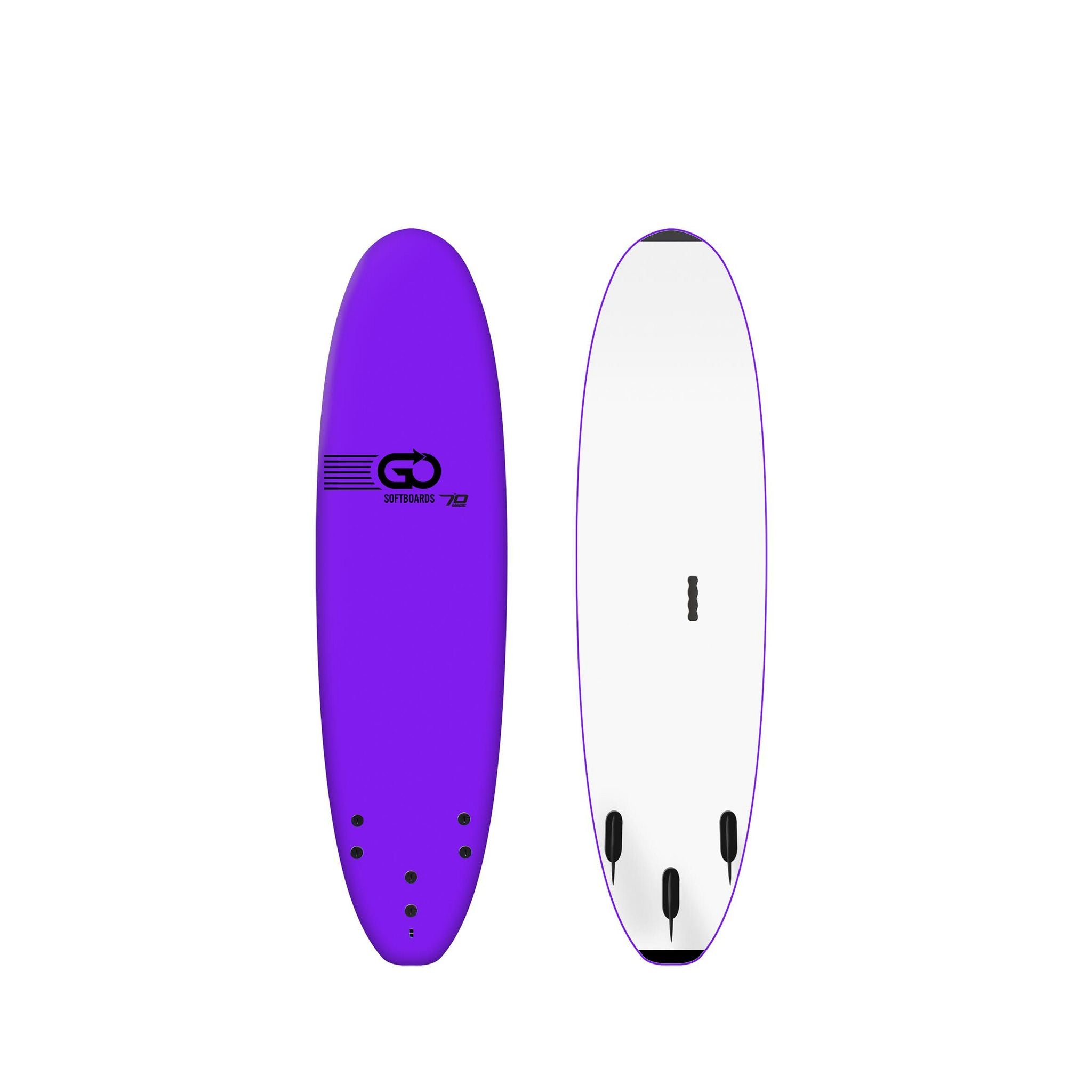 GO Softboard School Surfboard 7.0 x 22 1/2 65.7 Purple