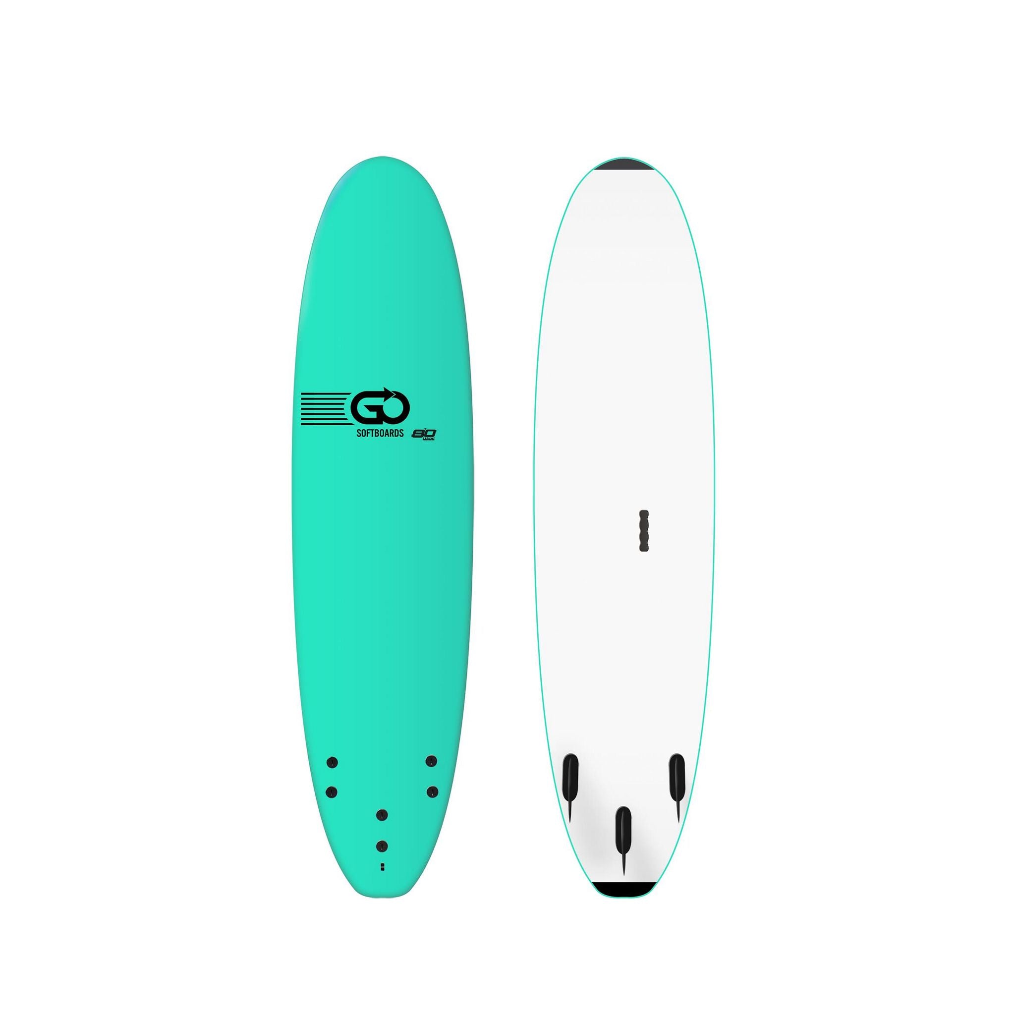 GO Softboard School Surfboard 8.0 x 23 1/2 87.1 Green