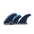 FUTURES Quad Thruster 5 Fin Set Twiggy Big Wave L Navy 2.8