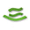 SIMBA SURF Helm Halo fit Pads Passstreifen Green